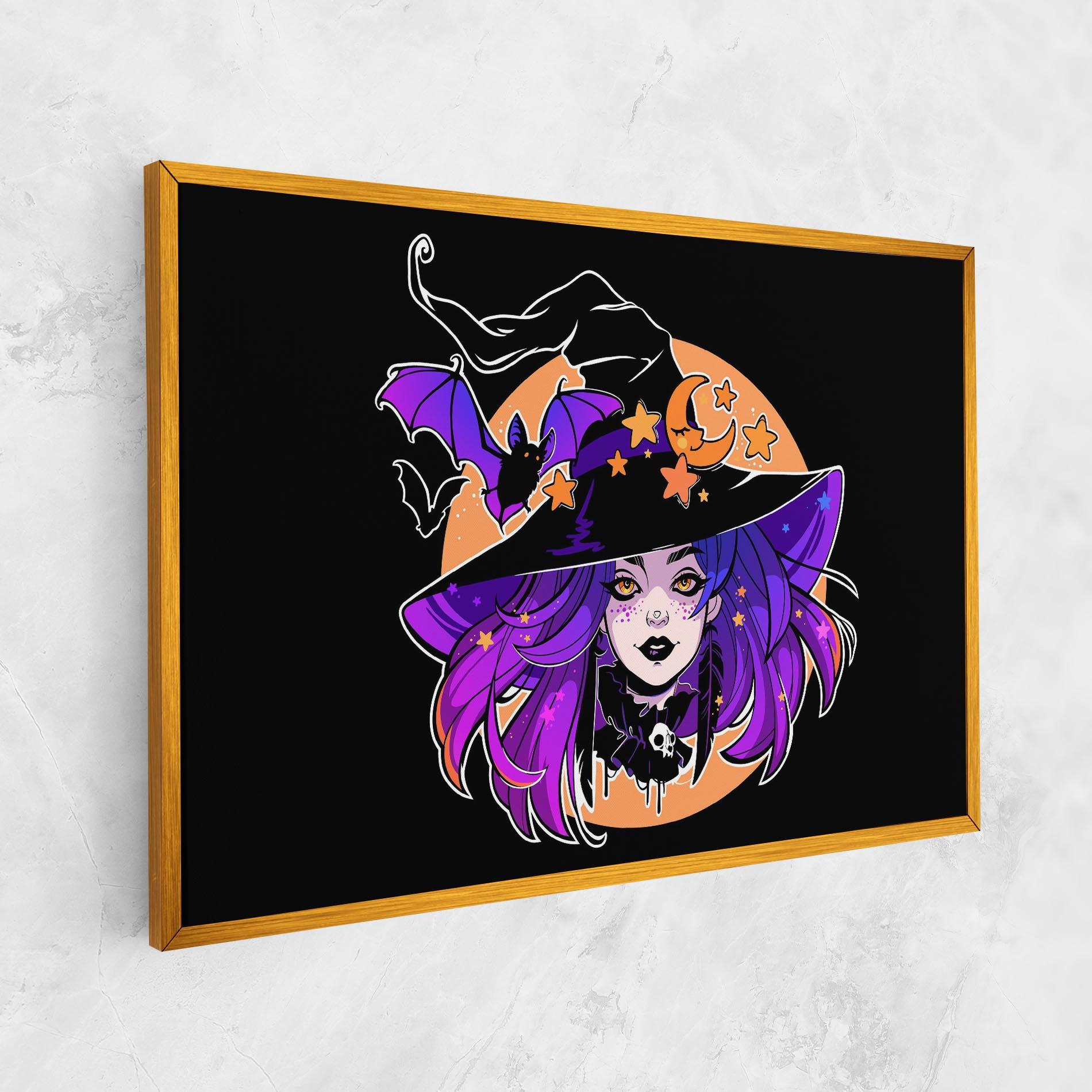 Vászonkép Purple Witch mockup 1