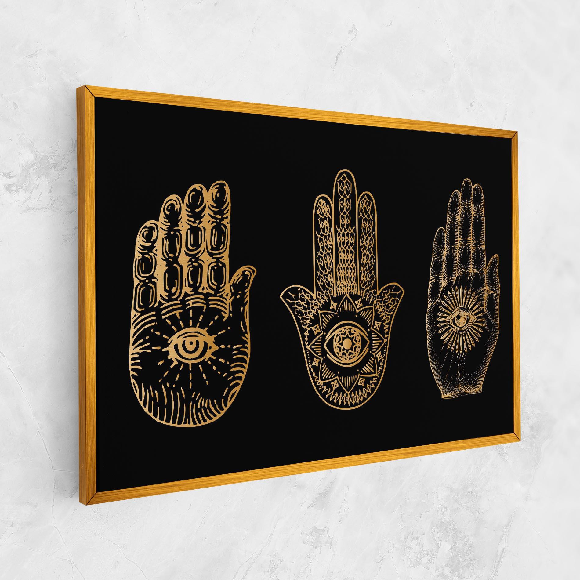 Vászonkép Witch Gold Hands mockup 1