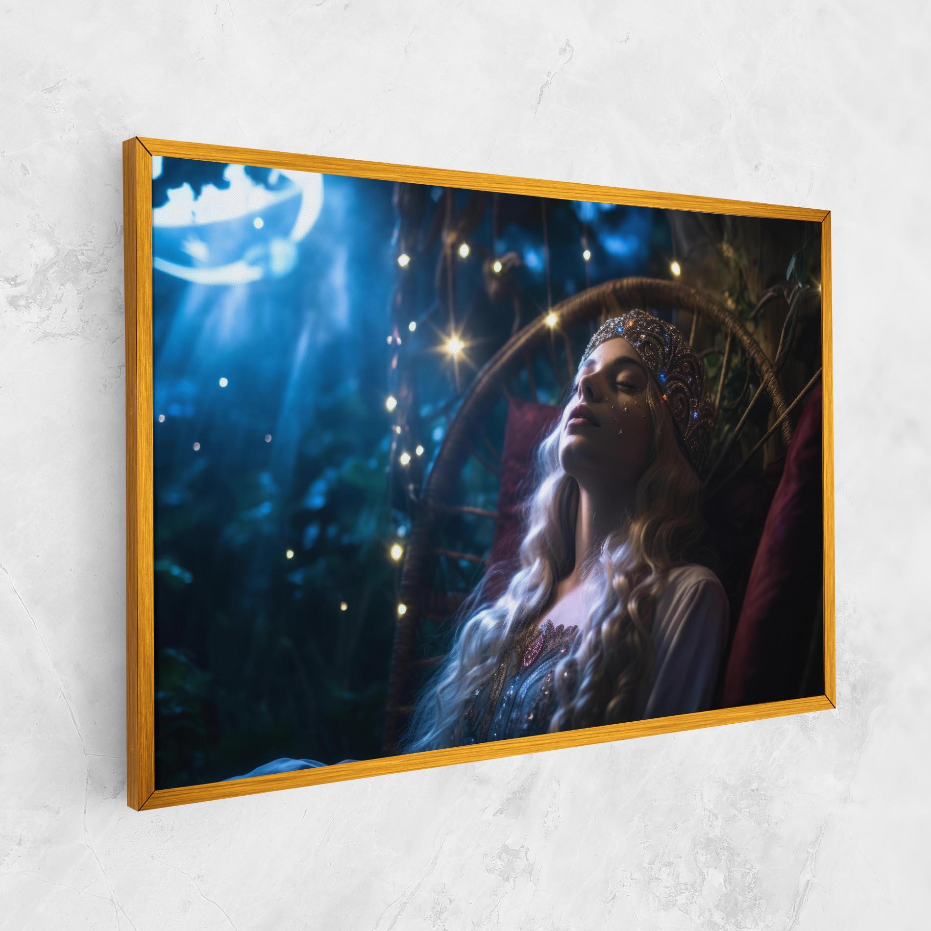 Vászonkép Witch Sleeping mockup 1