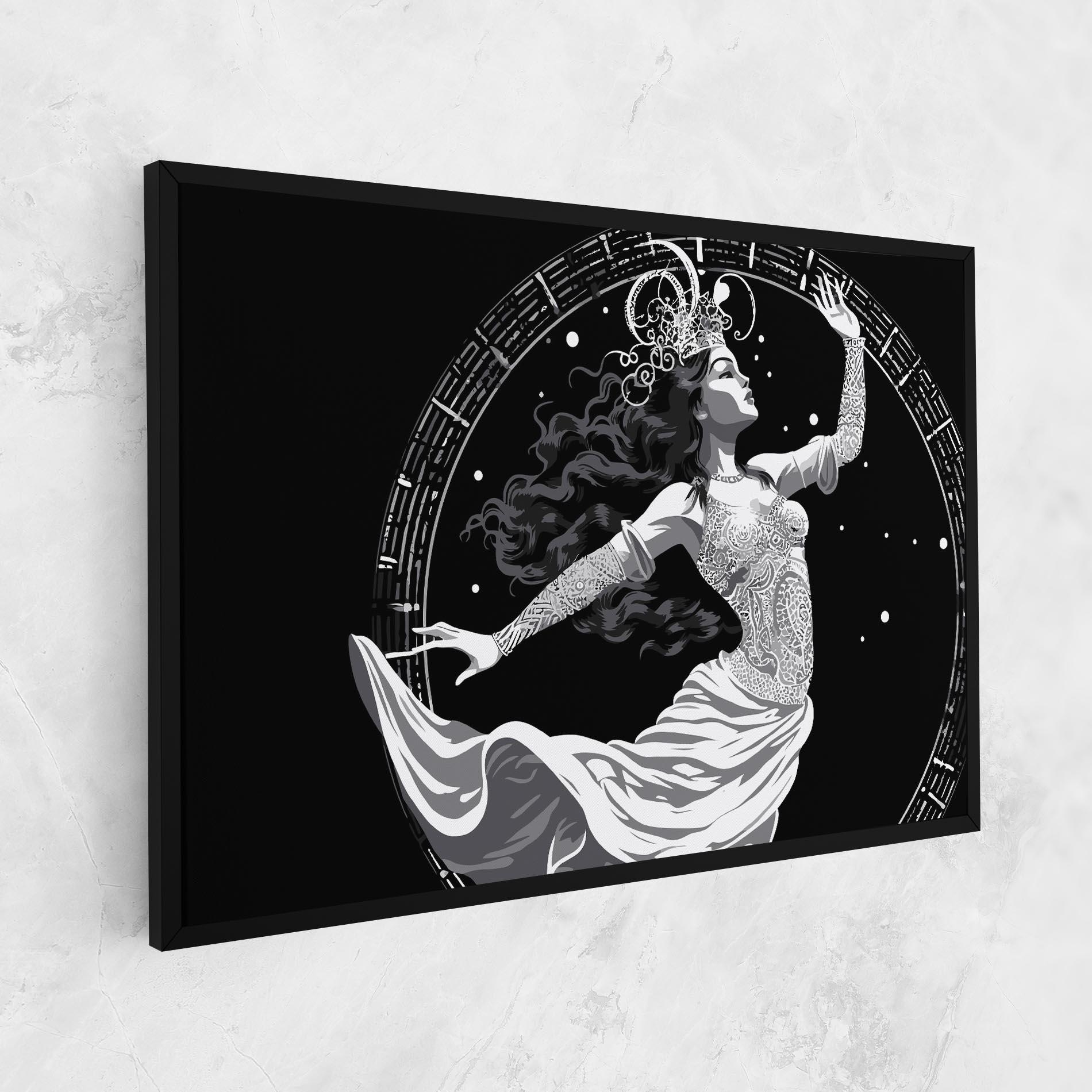 Vászonkép Beautiful Witch mockup 1