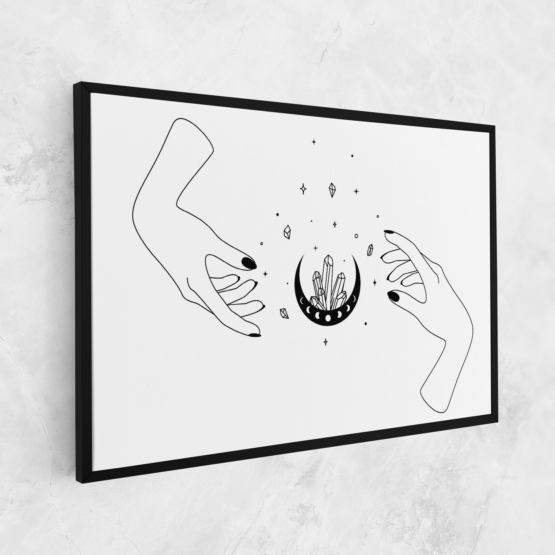 Vászonkép Crystal Hand mockup 1