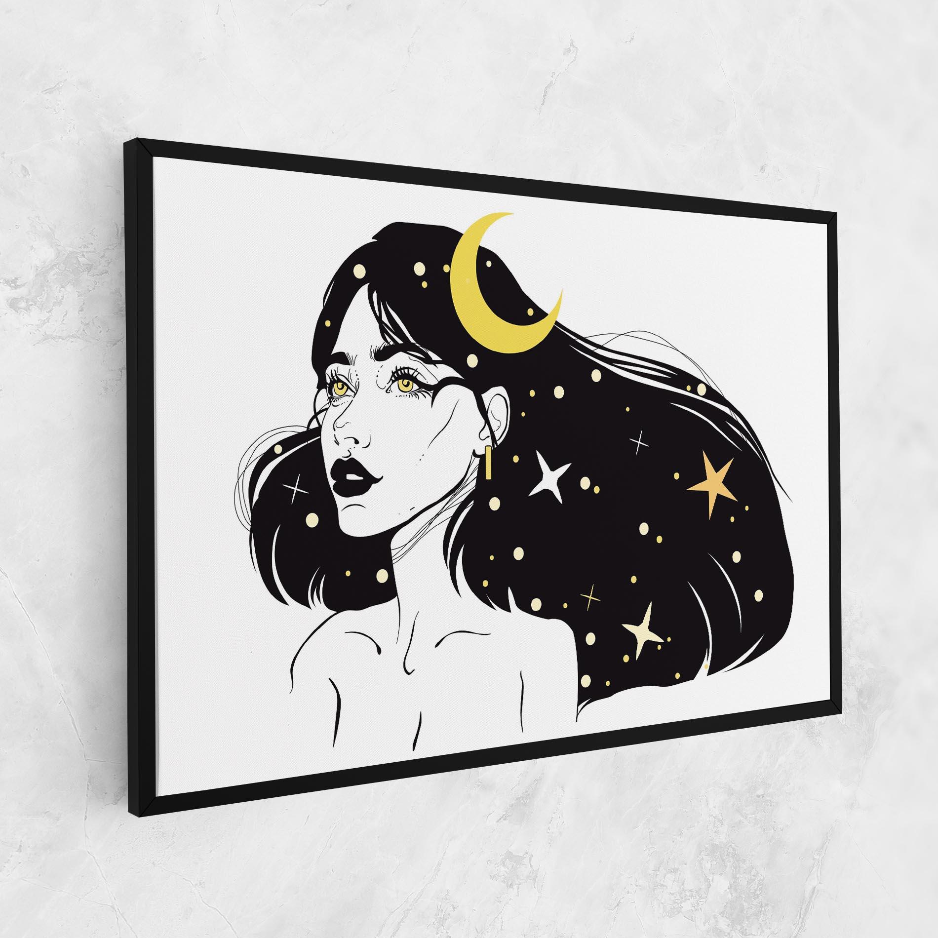 Vászonkép Night Witch mockup 1