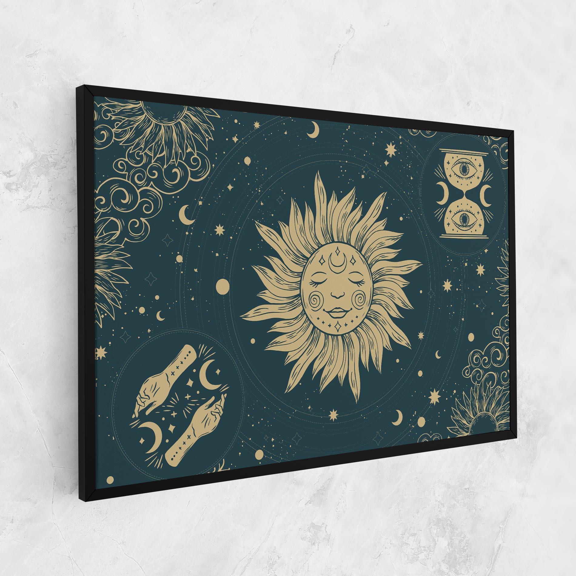 Vászonkép Sun Face Magic mockup 1