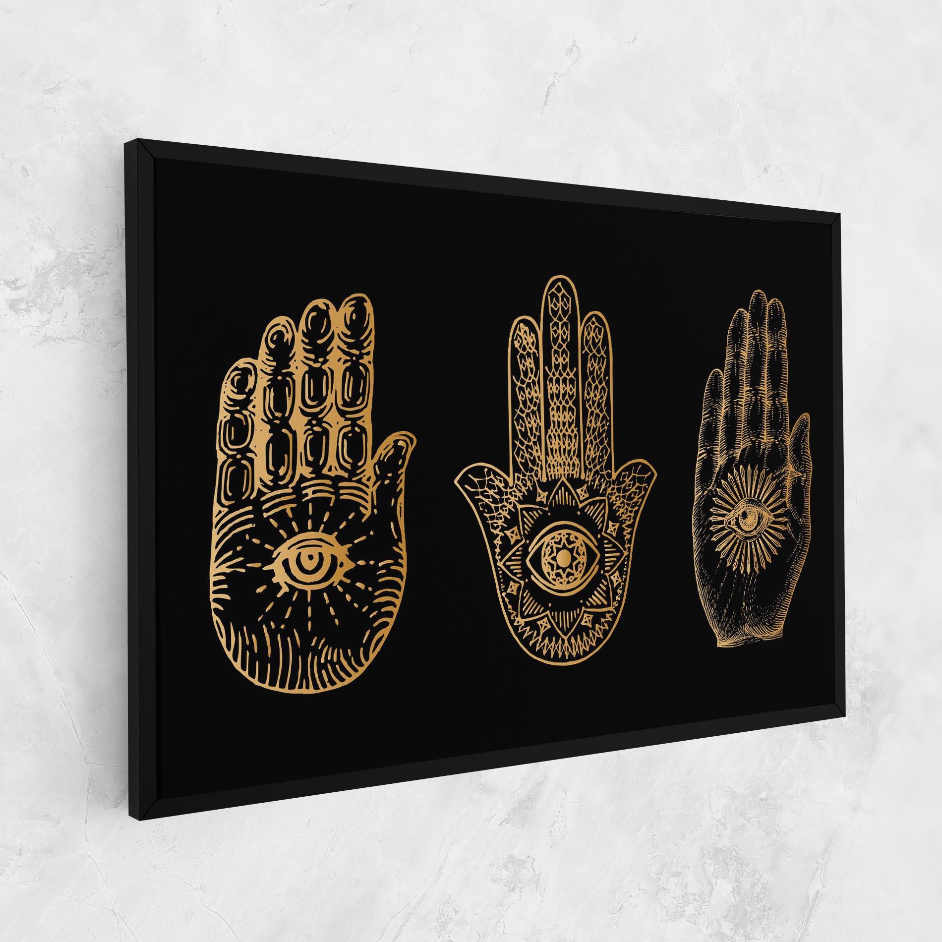 Vászonkép Witch Gold Hands mockup 1