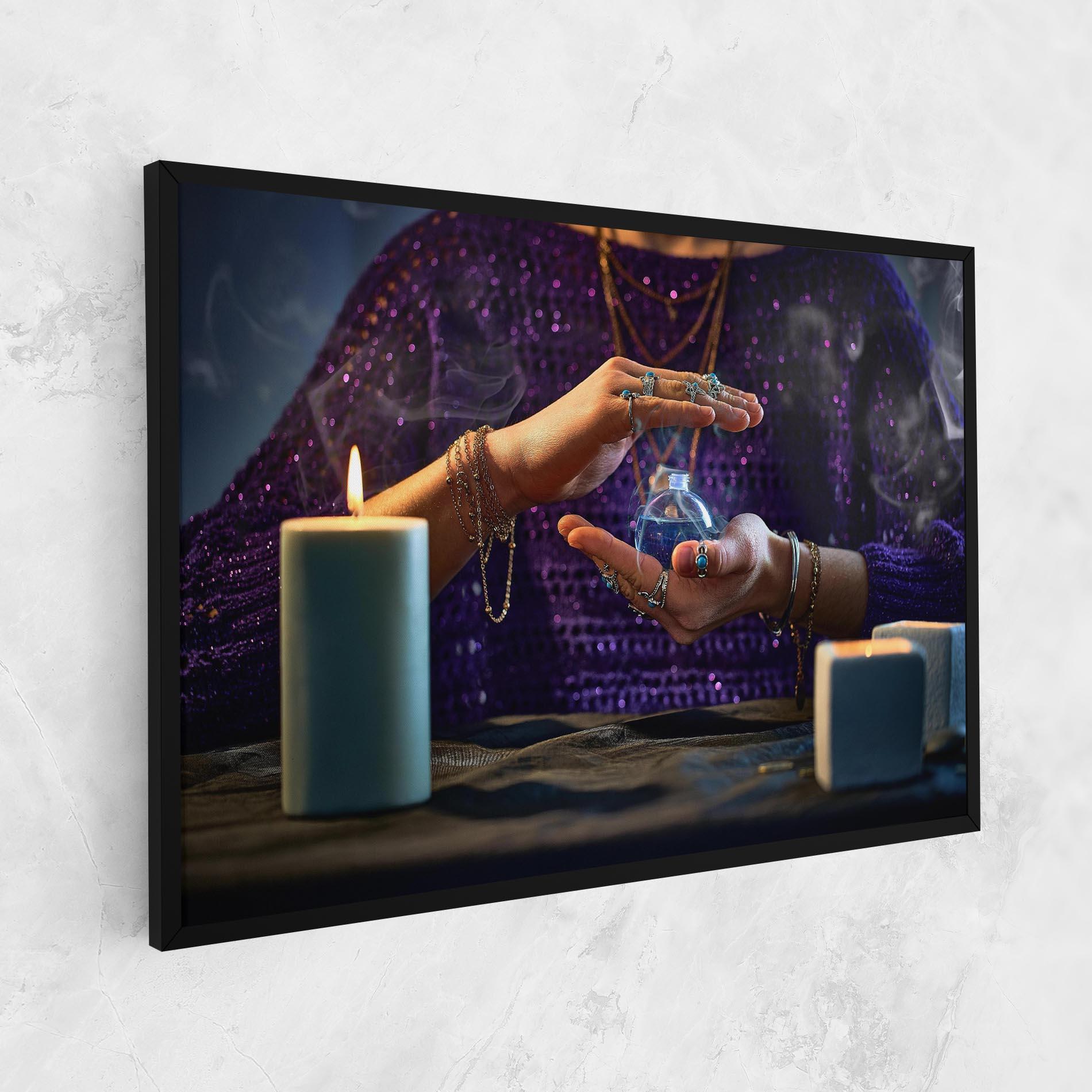 Vászonkép Witch Magic Smoke mockup 1