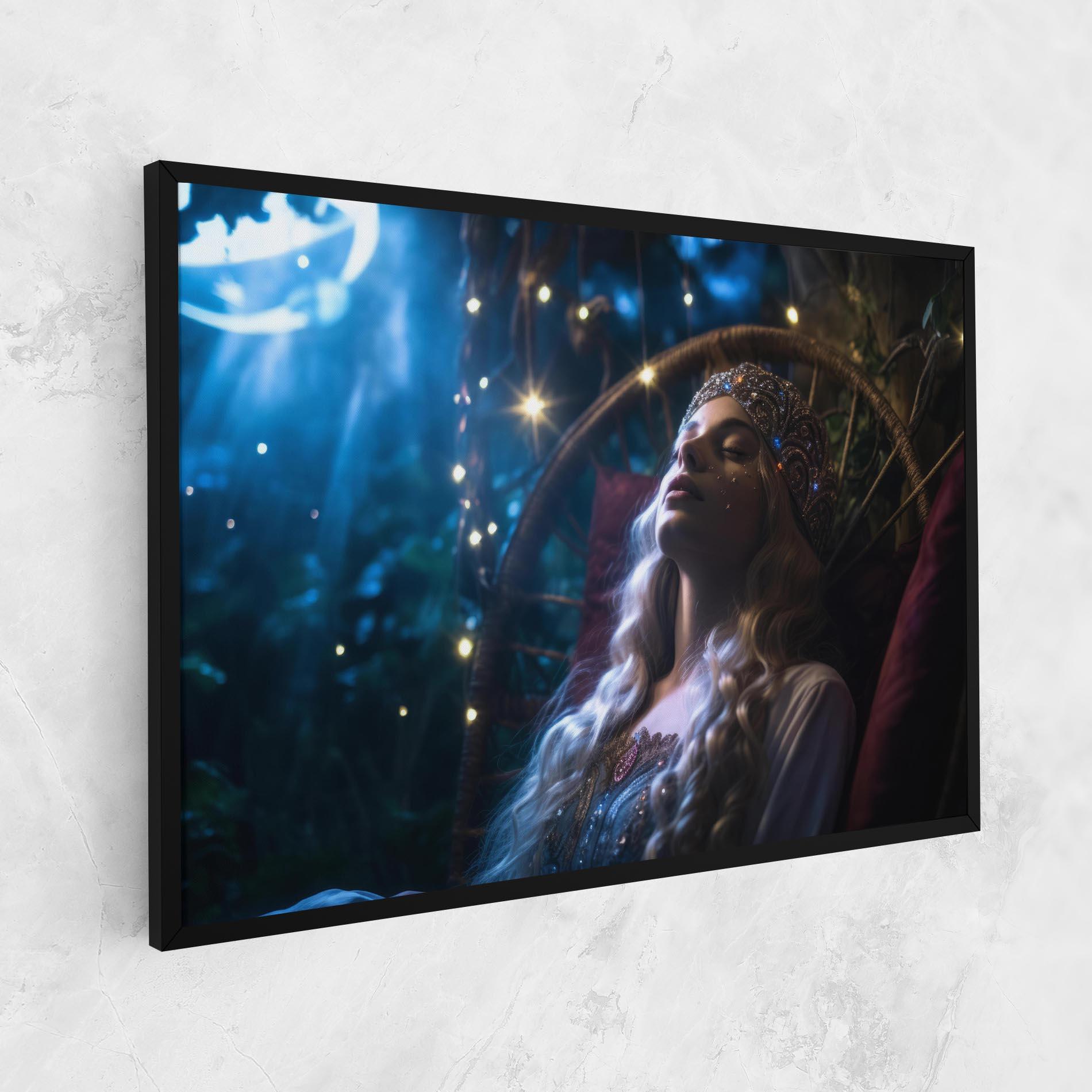 Vászonkép Witch Sleeping mockup 1