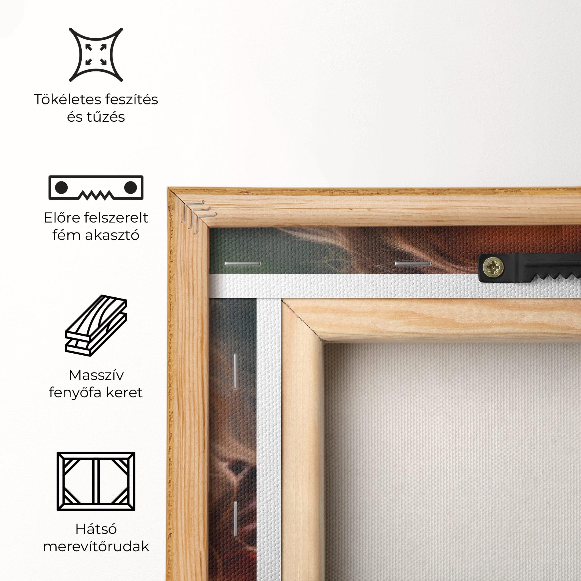 Vászonkép Beautiful Woman Witch mockup 5