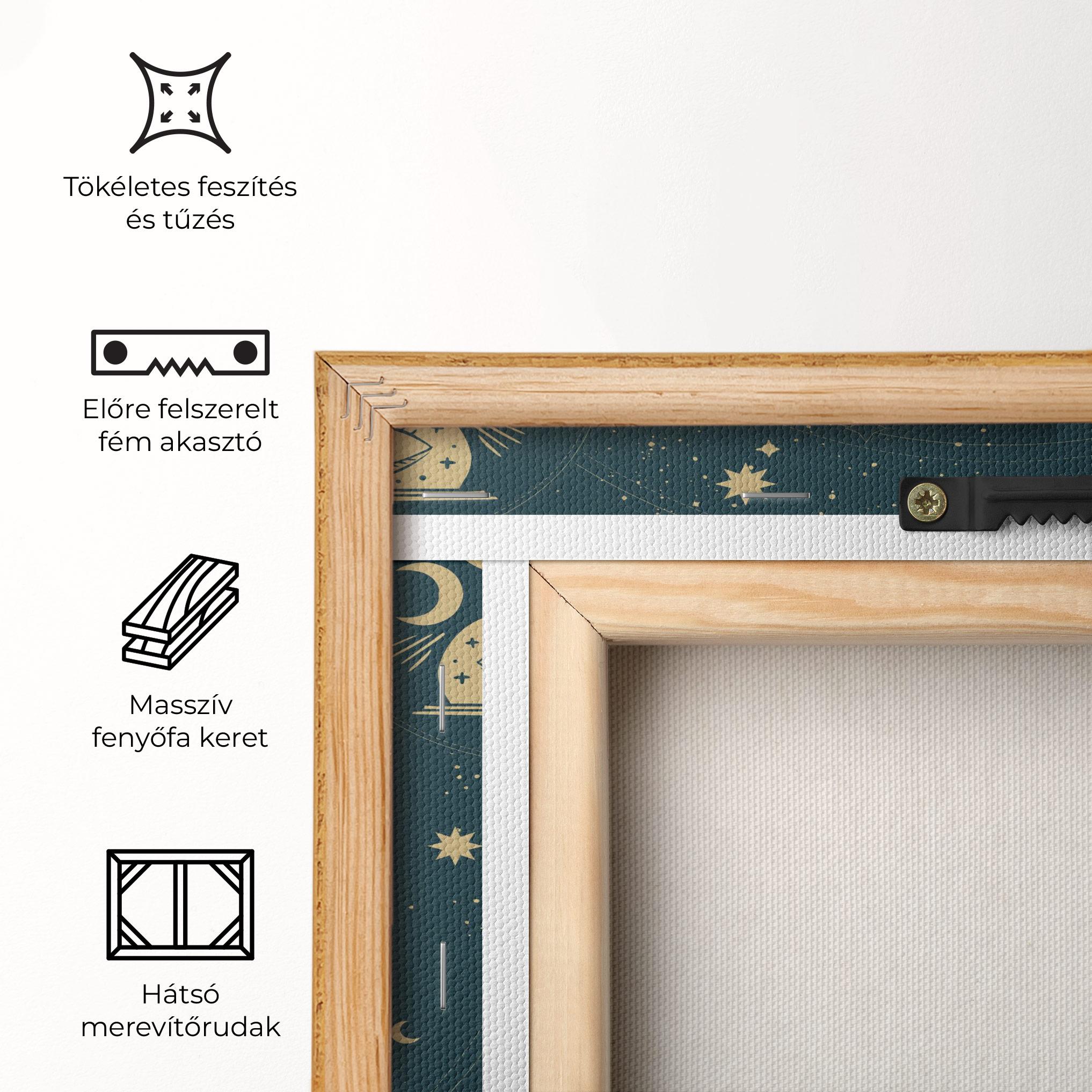 Vászonkép Sun Face Magic mockup 5