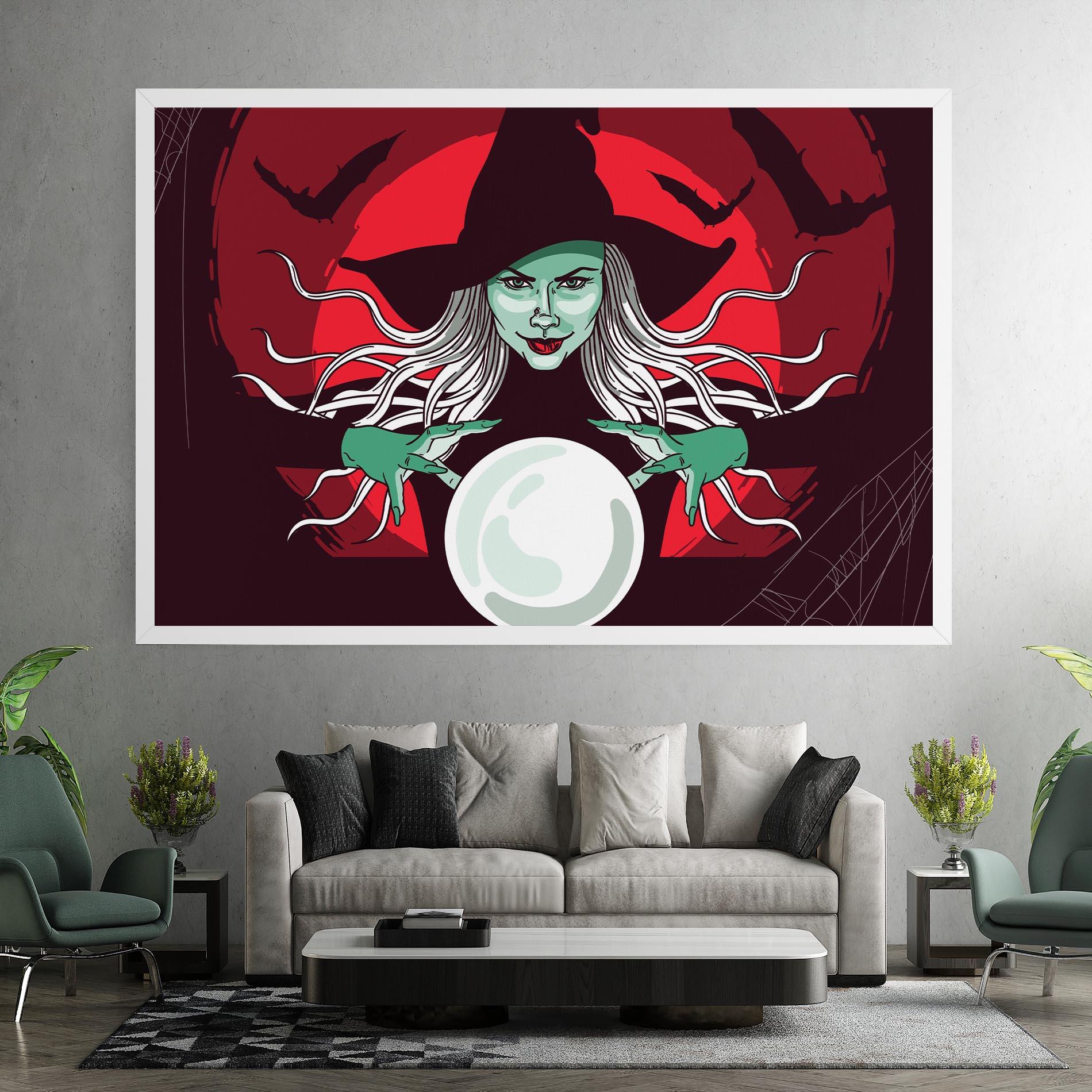 Vászonkép Green Witch mockup 7