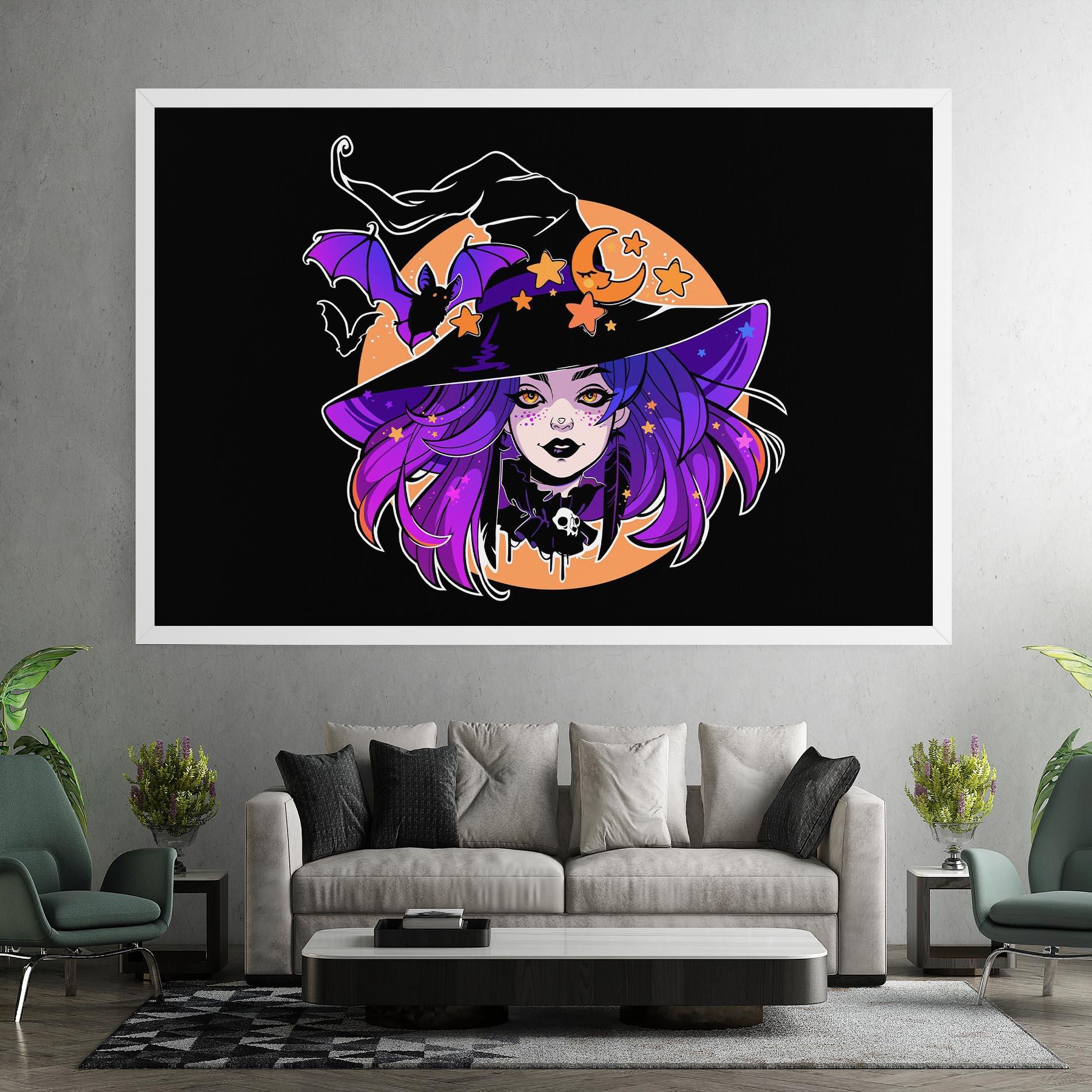 Vászonkép Purple Witch mockup 7