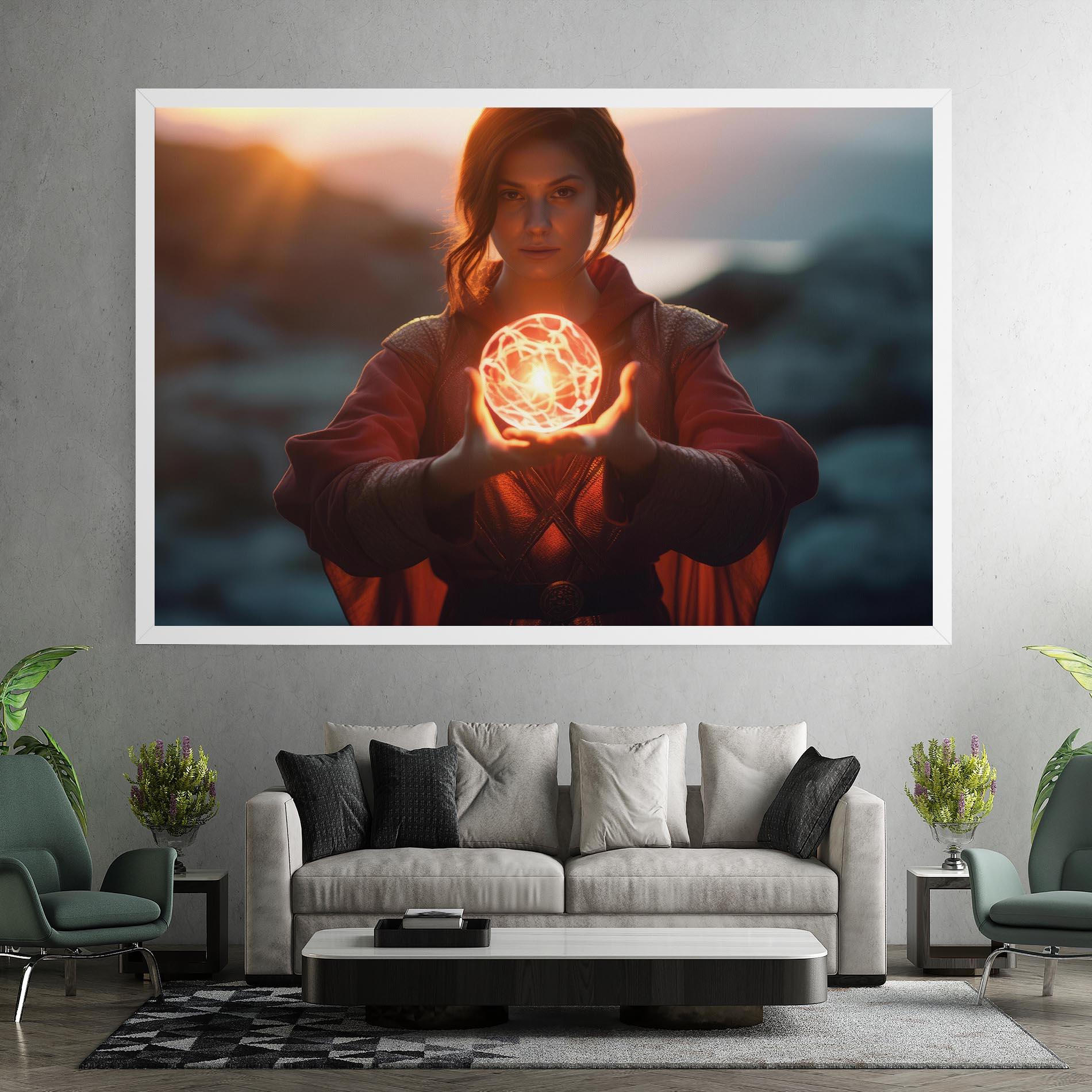 Vászonkép Witch Ball mockup 7