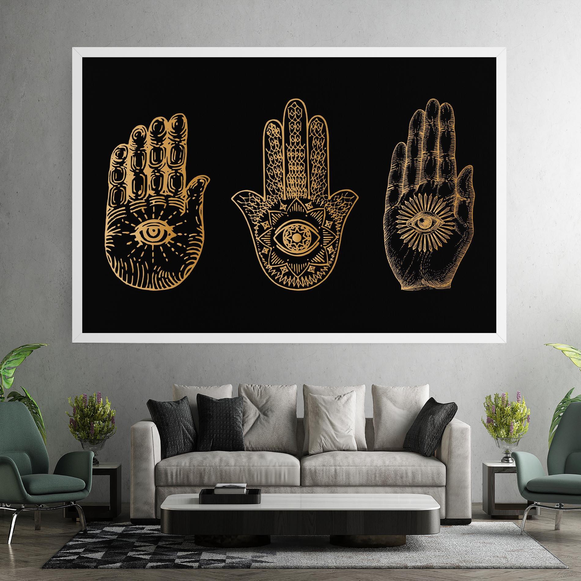 Vászonkép Witch Gold Hands mockup 7