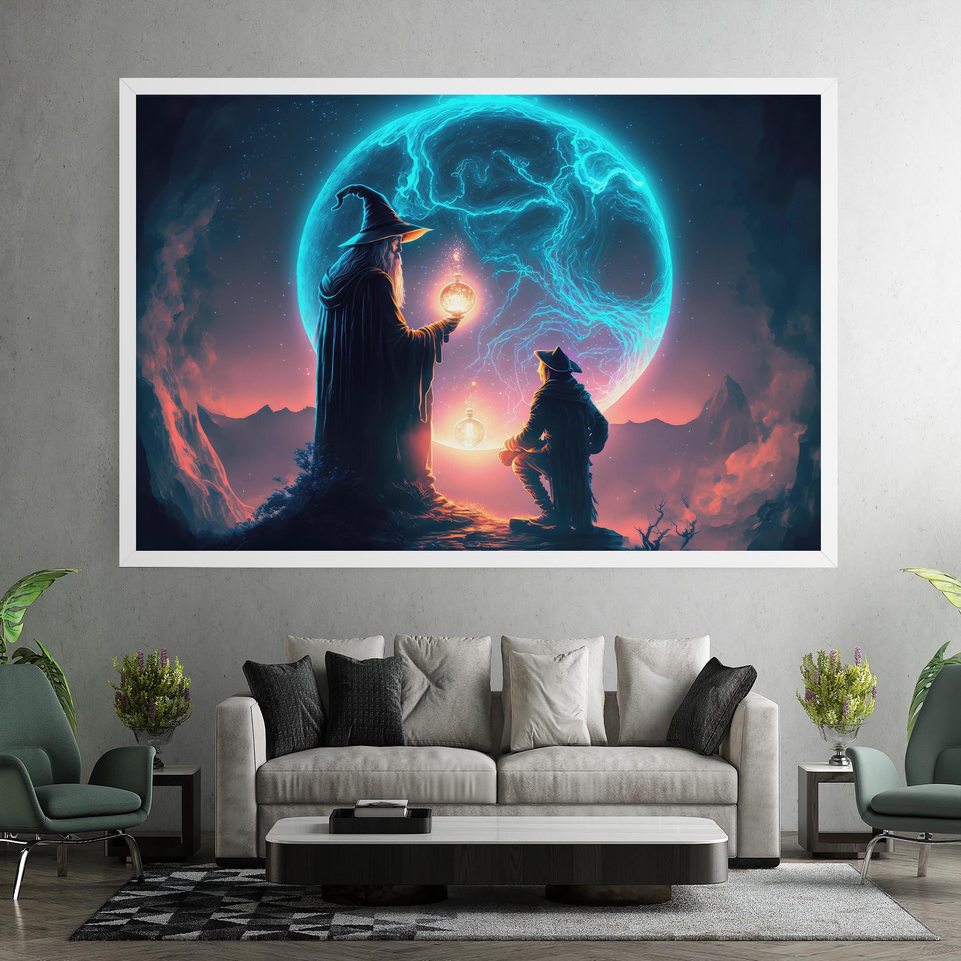 Vászonkép Wizard Magic mockup 7