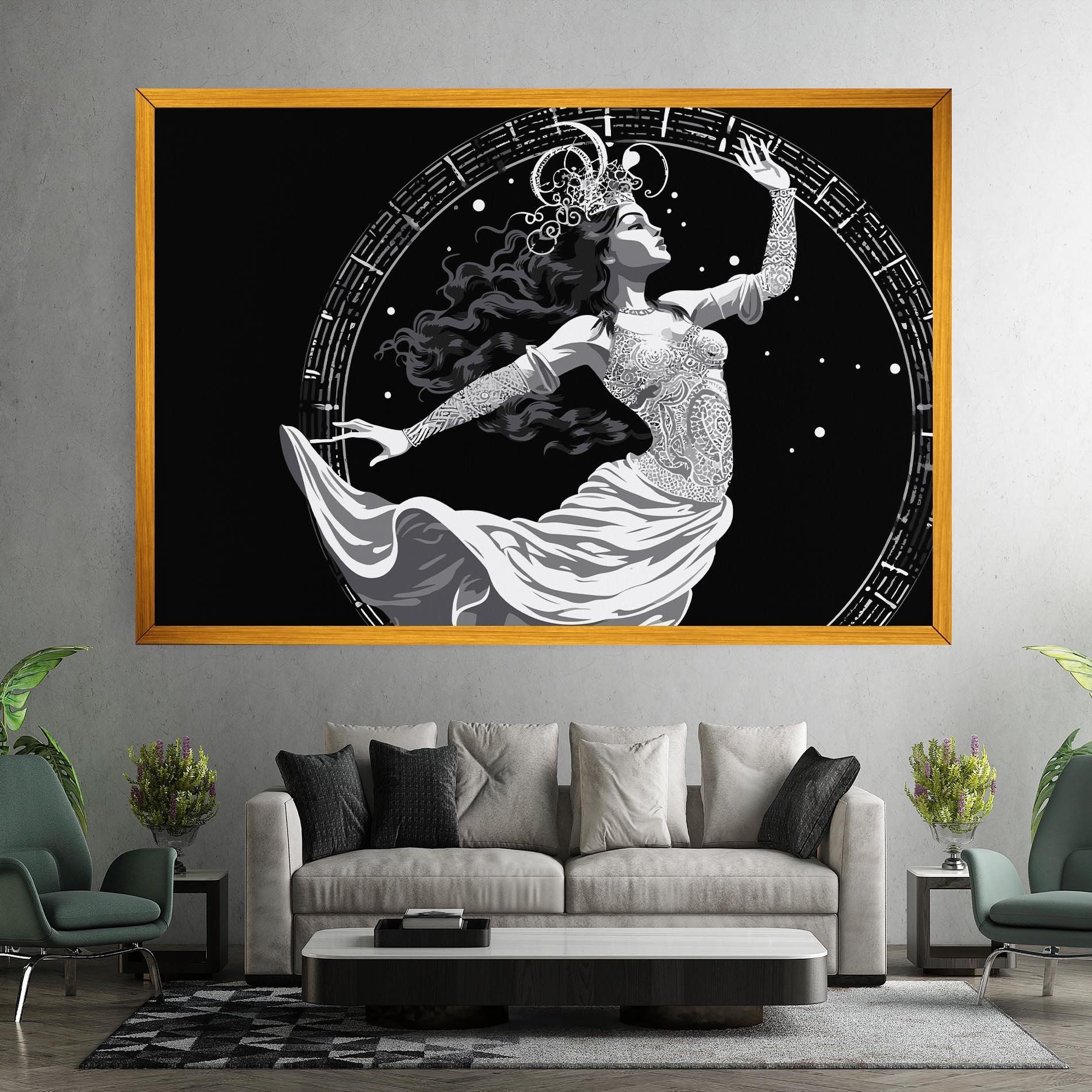 Vászonkép Beautiful Witch mockup 7