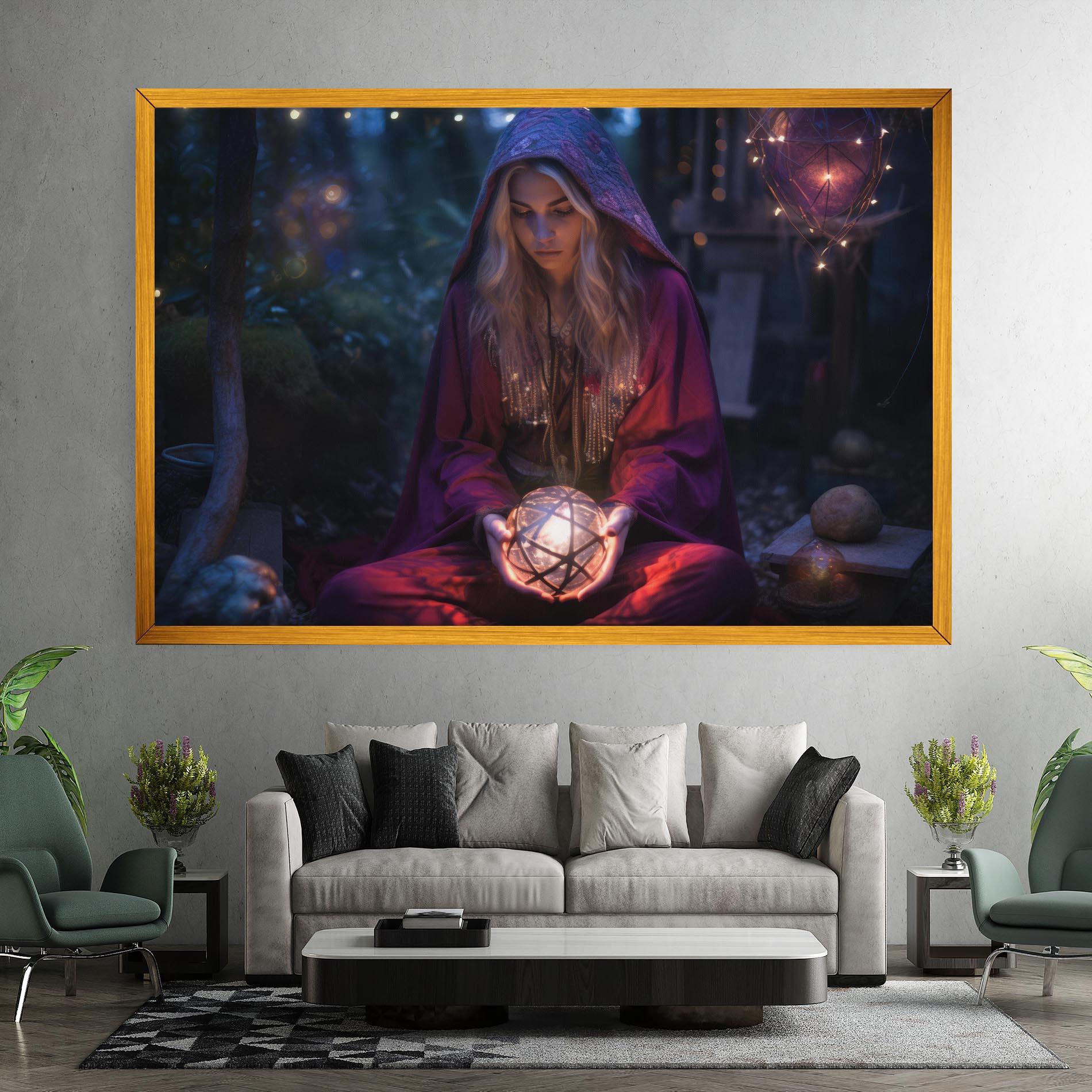 Vászonkép Garden Witch mockup 7