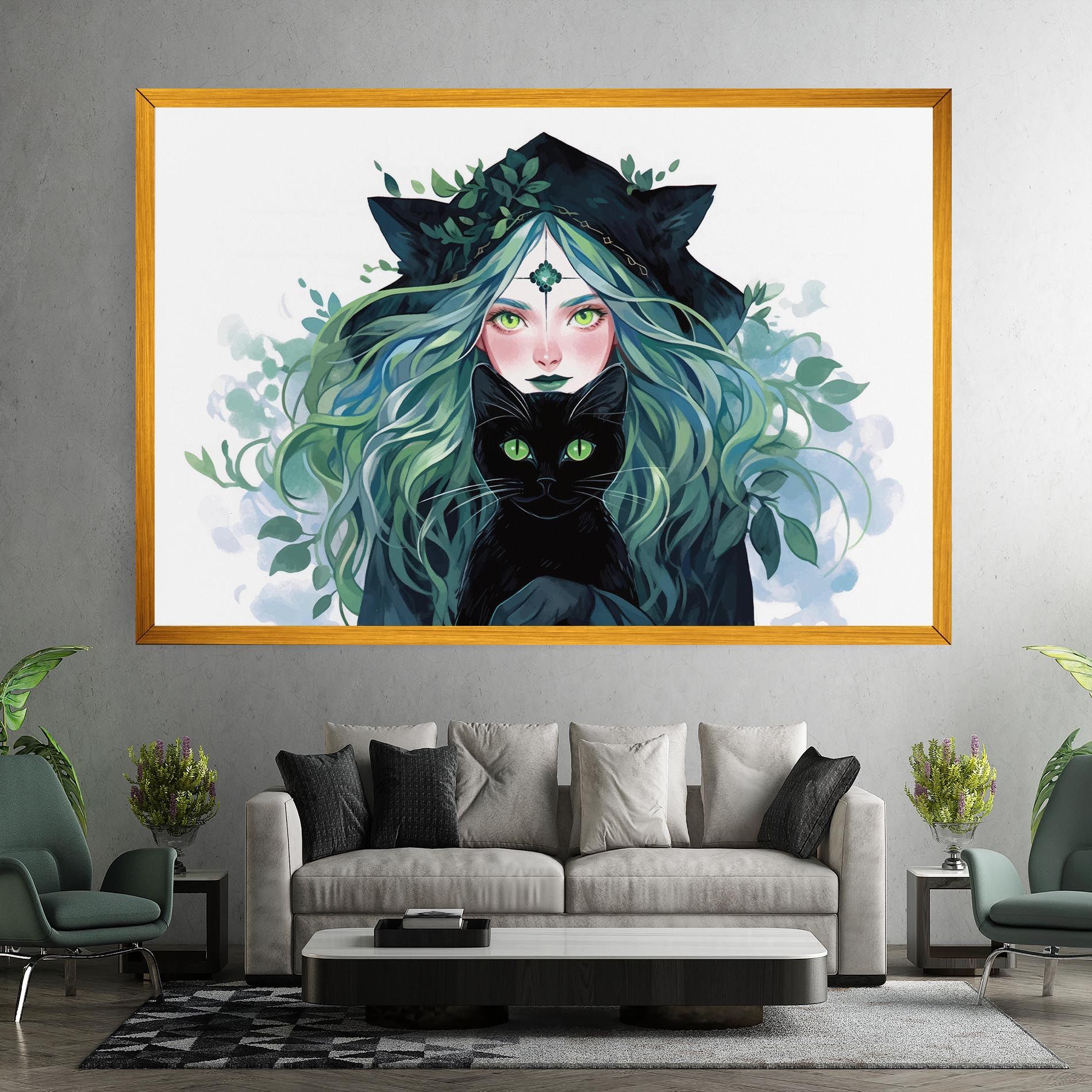 Magic Cat Witch mockup 7