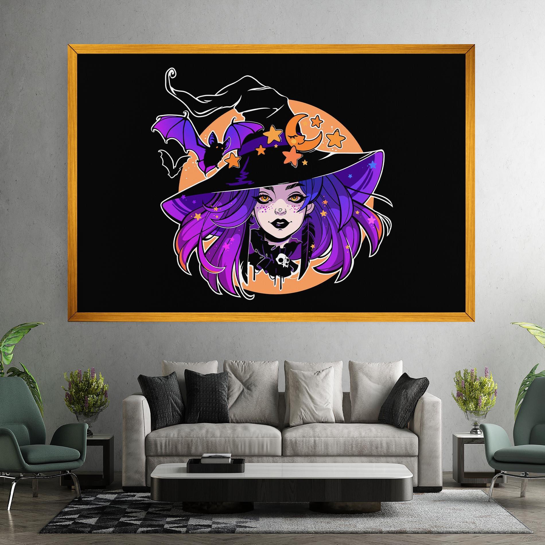 Vászonkép Purple Witch mockup 7