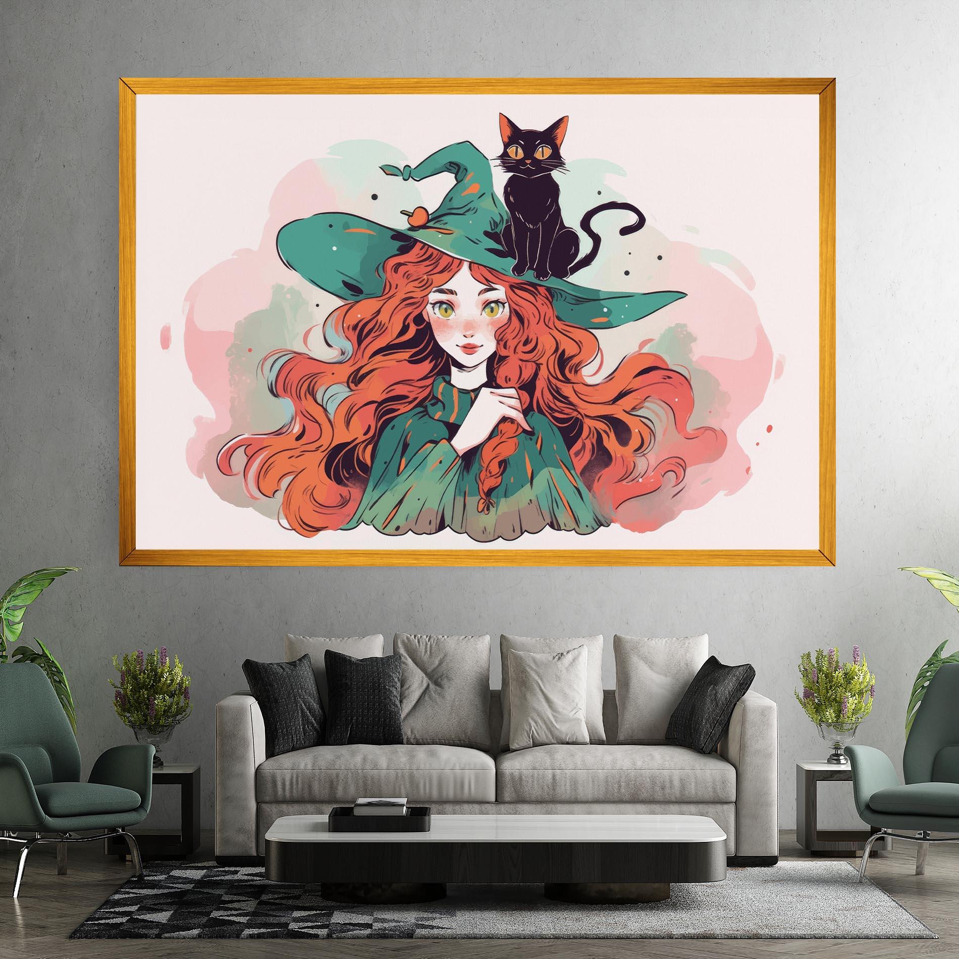 Vászonkép Red Air Witch mockup 7