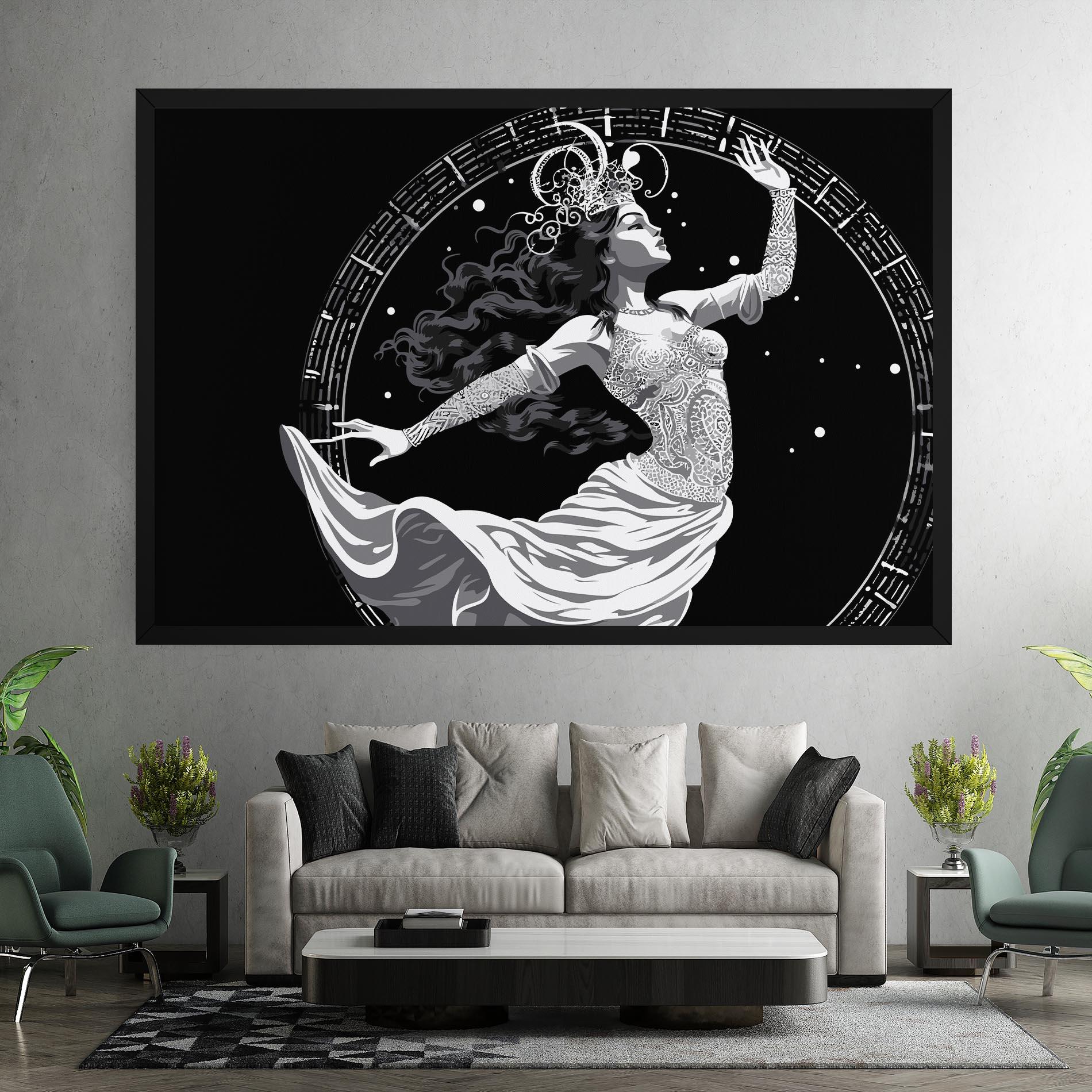 Vászonkép Beautiful Witch mockup 7