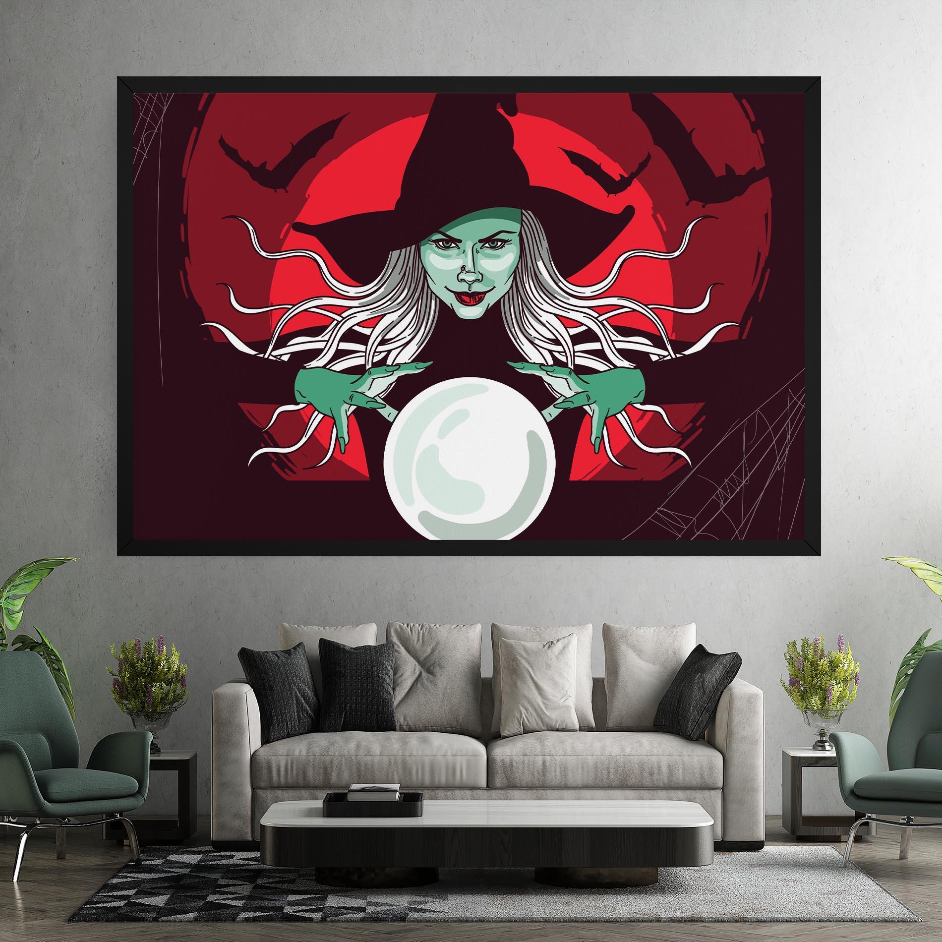 Vászonkép Green Witch mockup 7