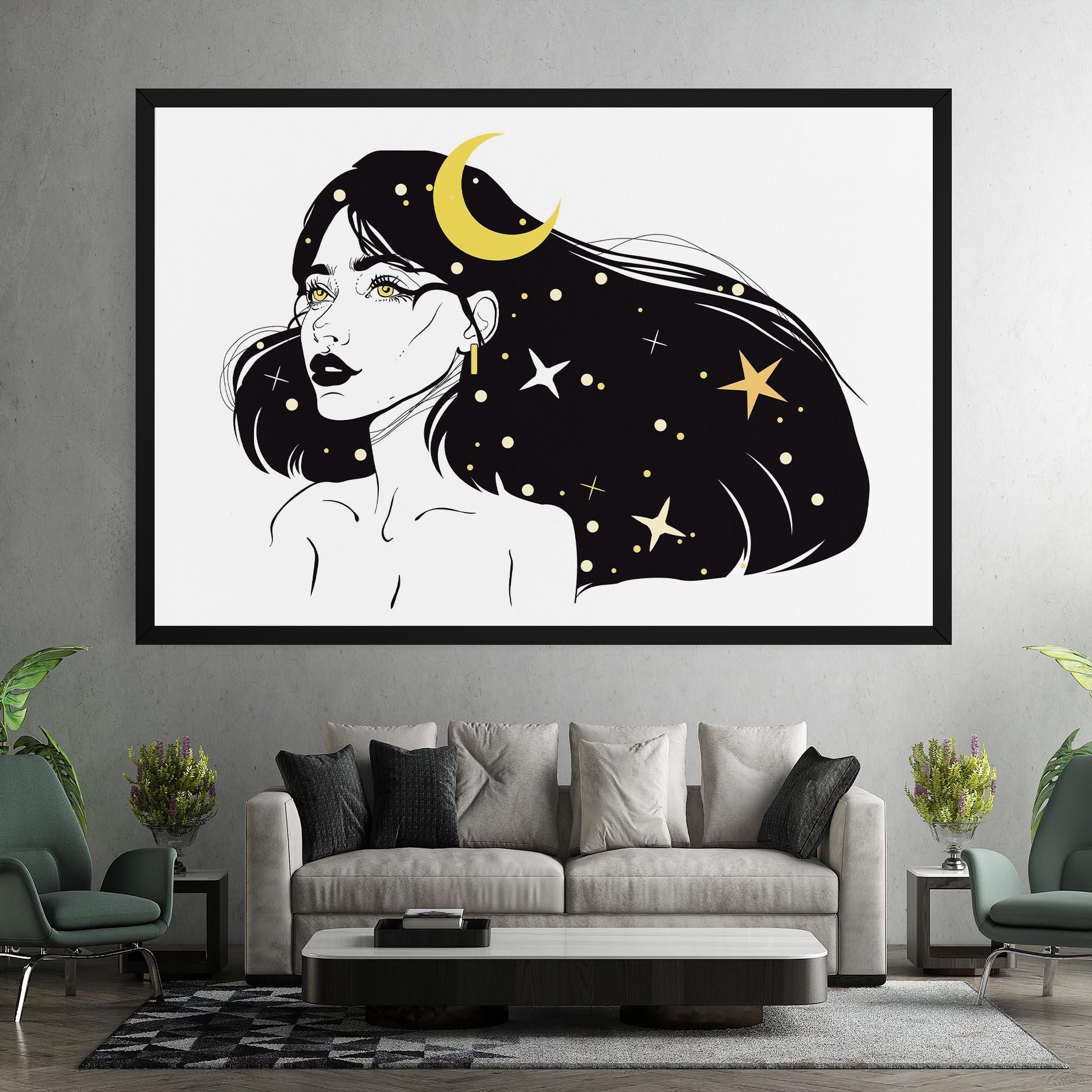 Vászonkép Night Witch mockup 7