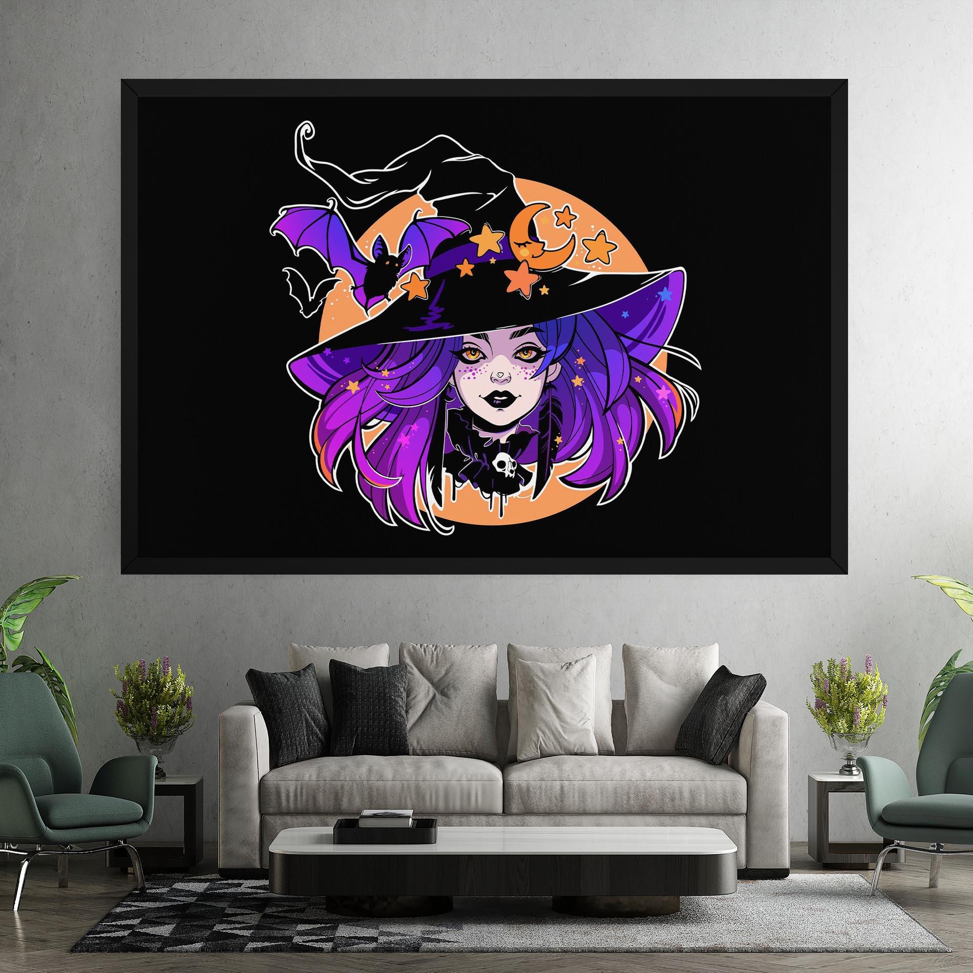 Vászonkép Purple Witch mockup 7