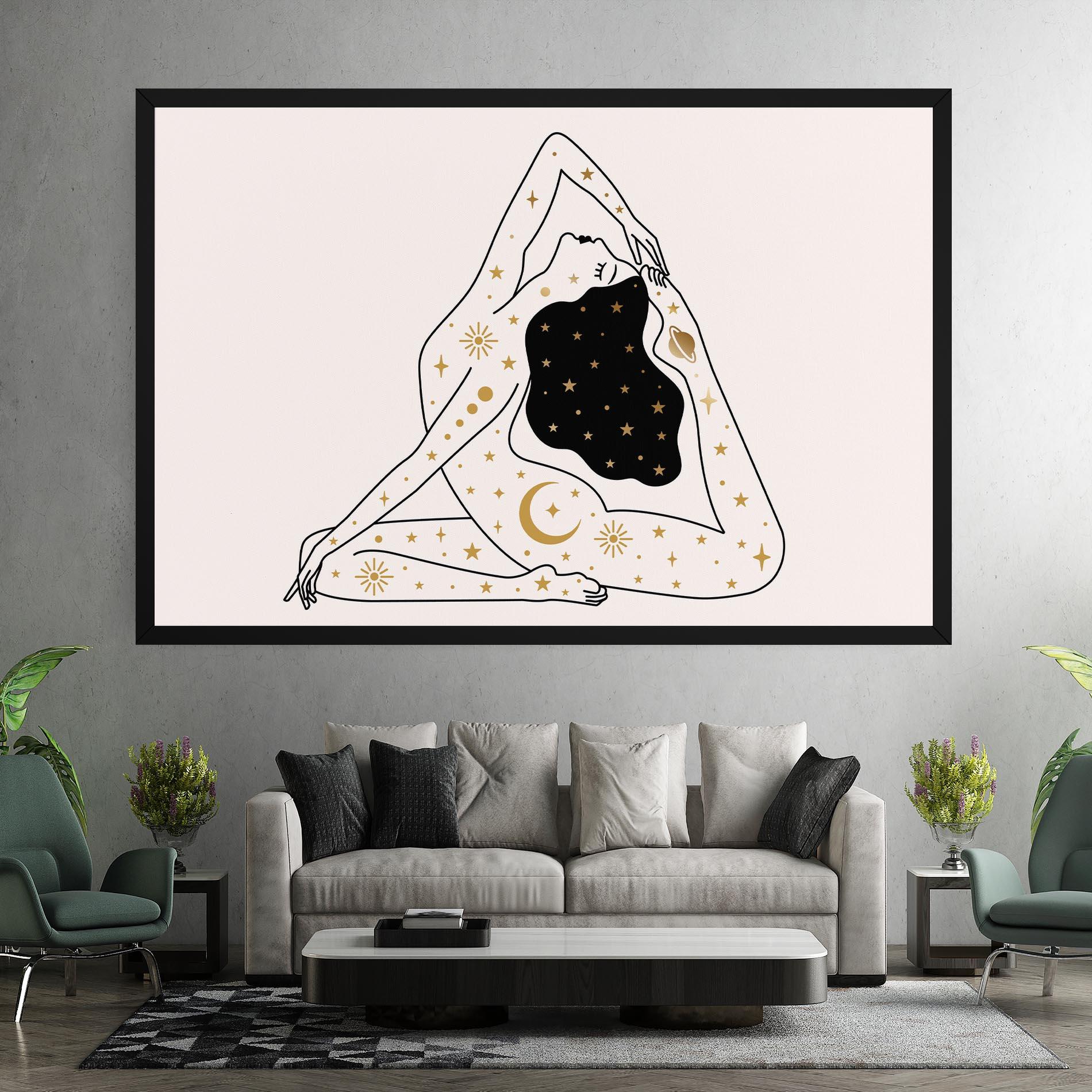 Vászonkép Stars Witch mockup 7