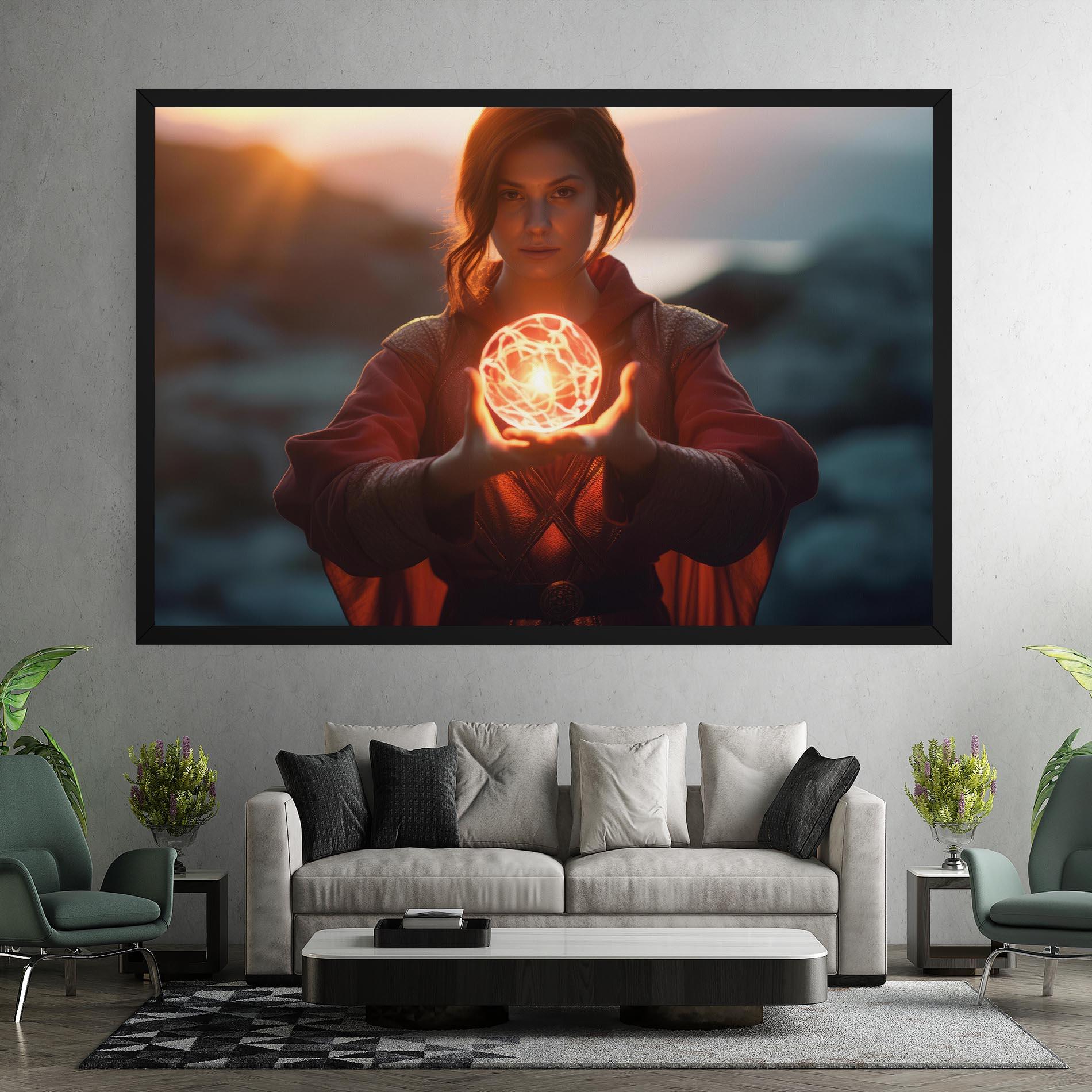 Vászonkép Witch Ball mockup 7