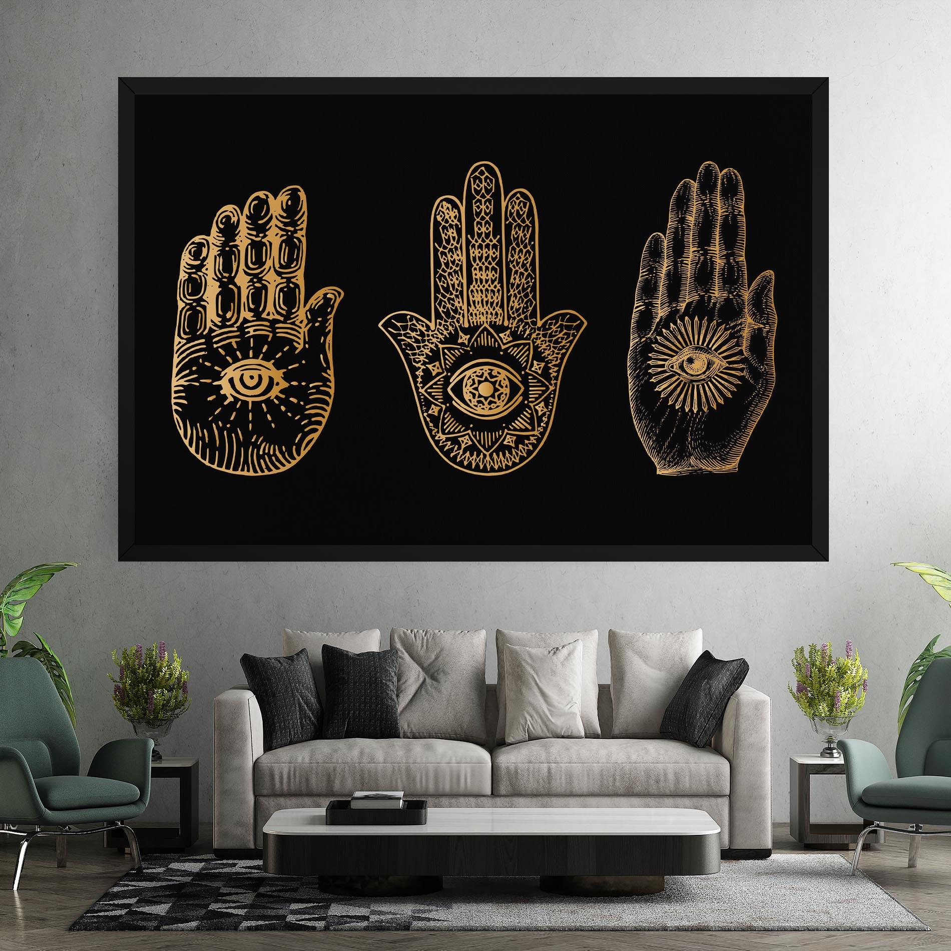 Vászonkép Witch Gold Hands mockup 7