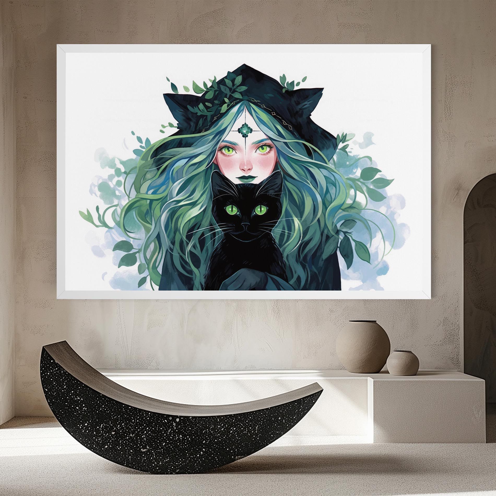 Magic Cat Witch mockup 8