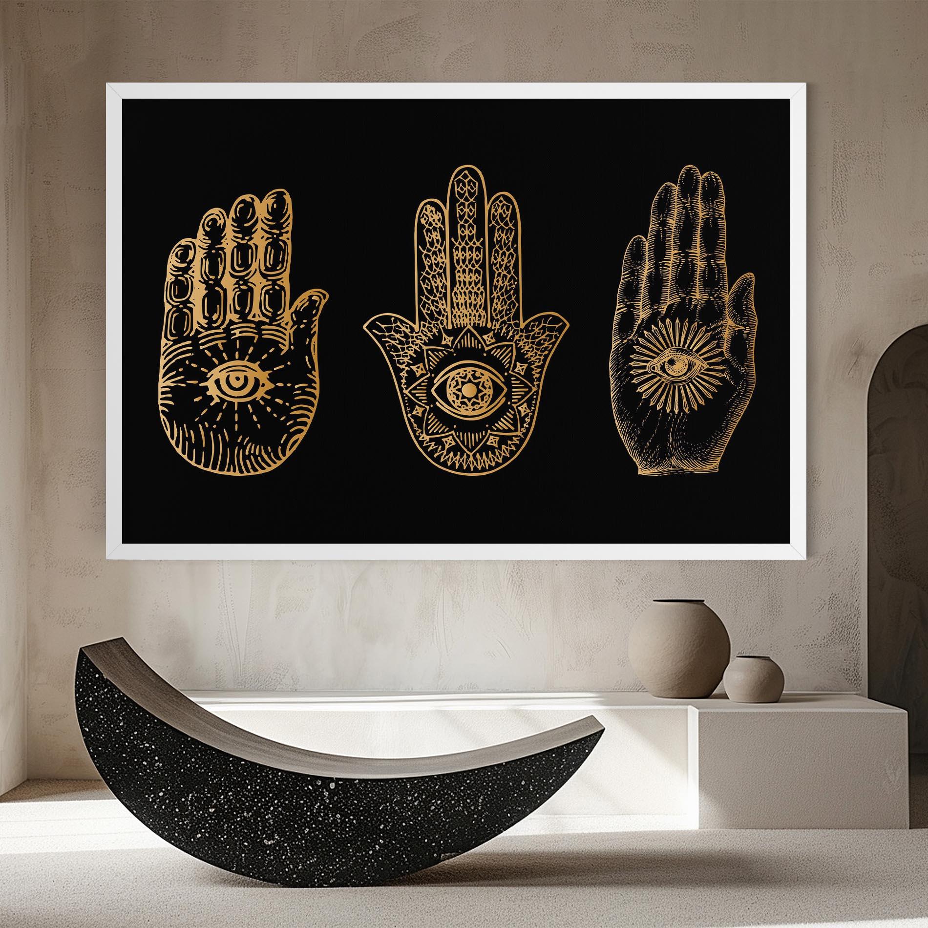 Vászonkép Witch Gold Hands mockup 8