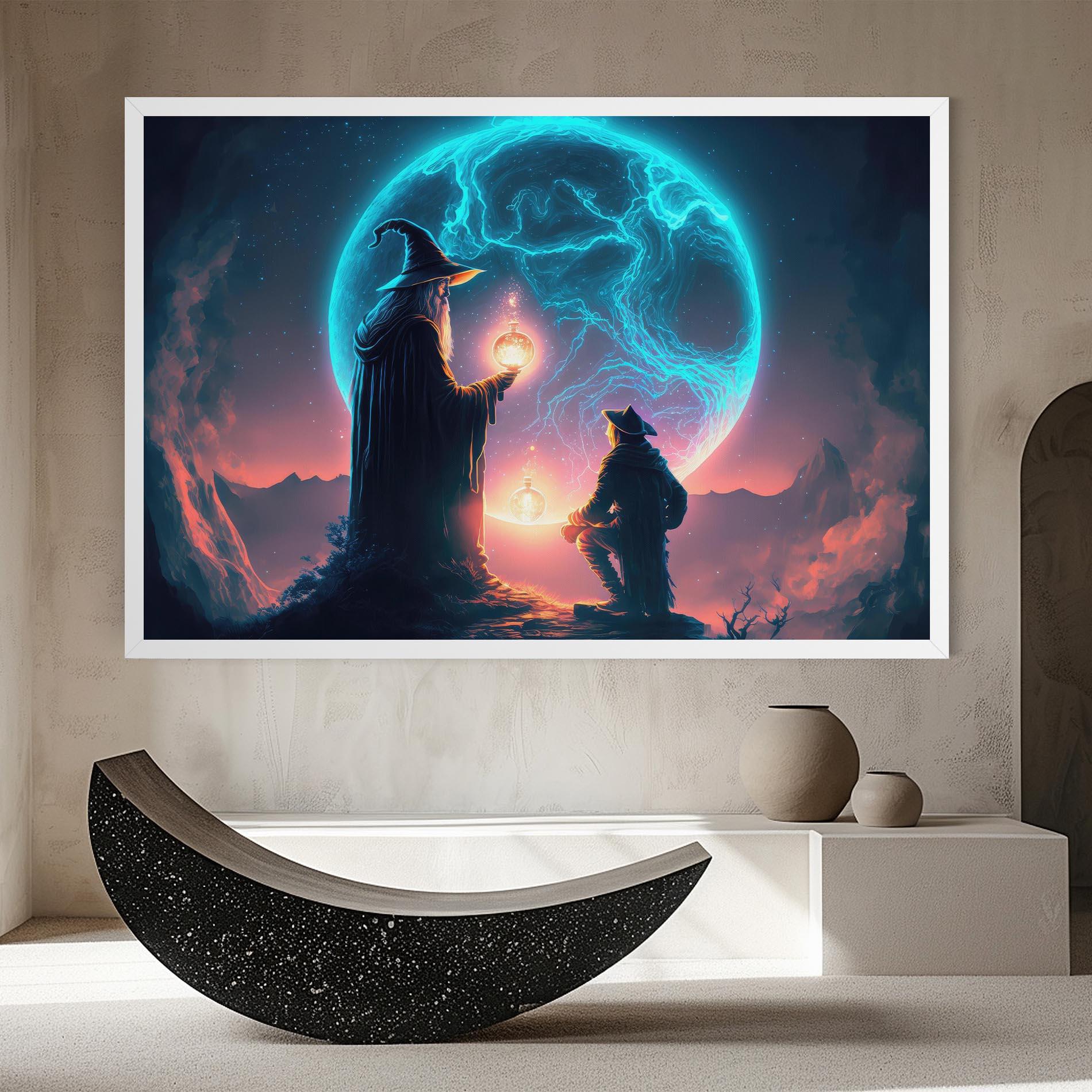 Vászonkép Wizard Magic mockup 8