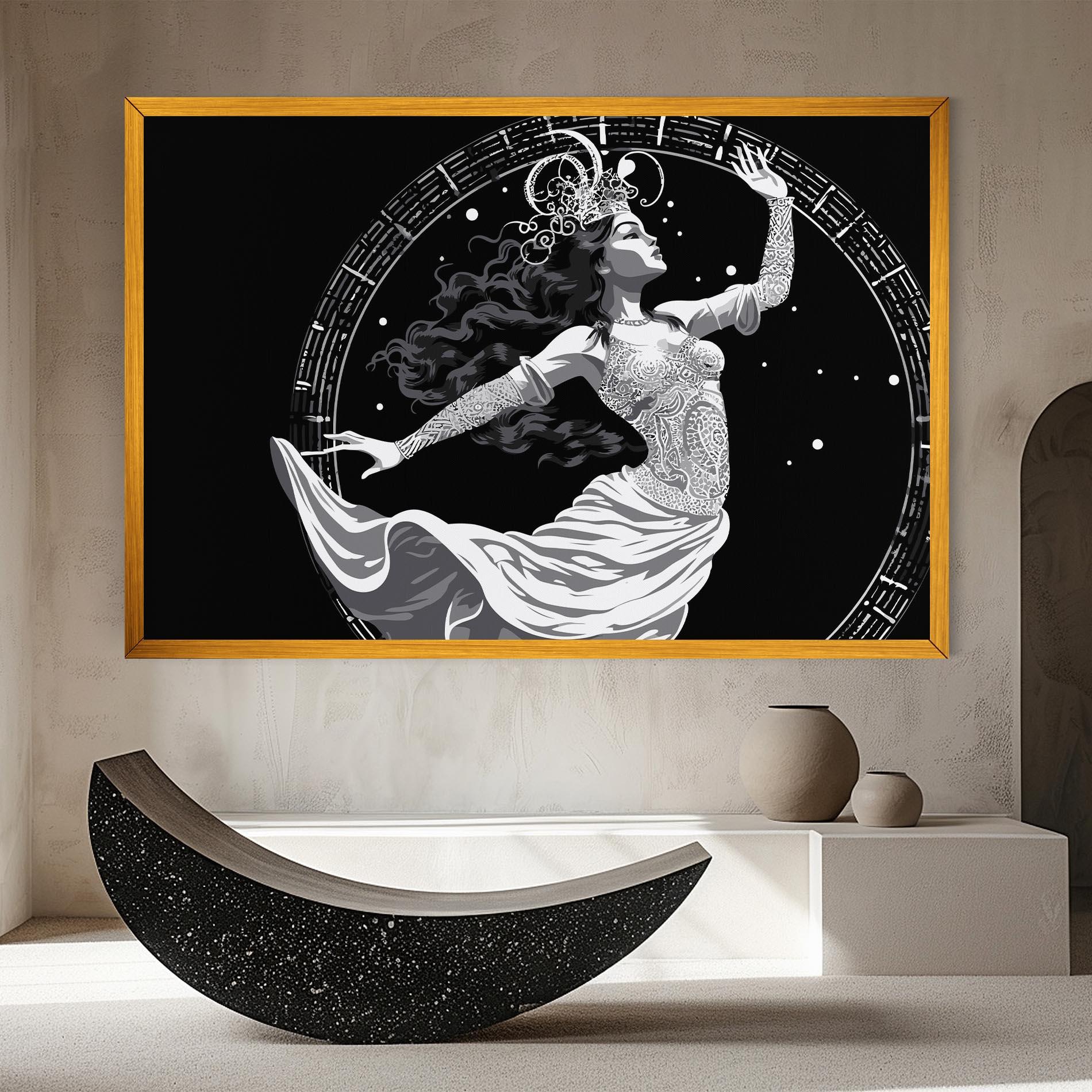 Vászonkép Beautiful Witch mockup 8