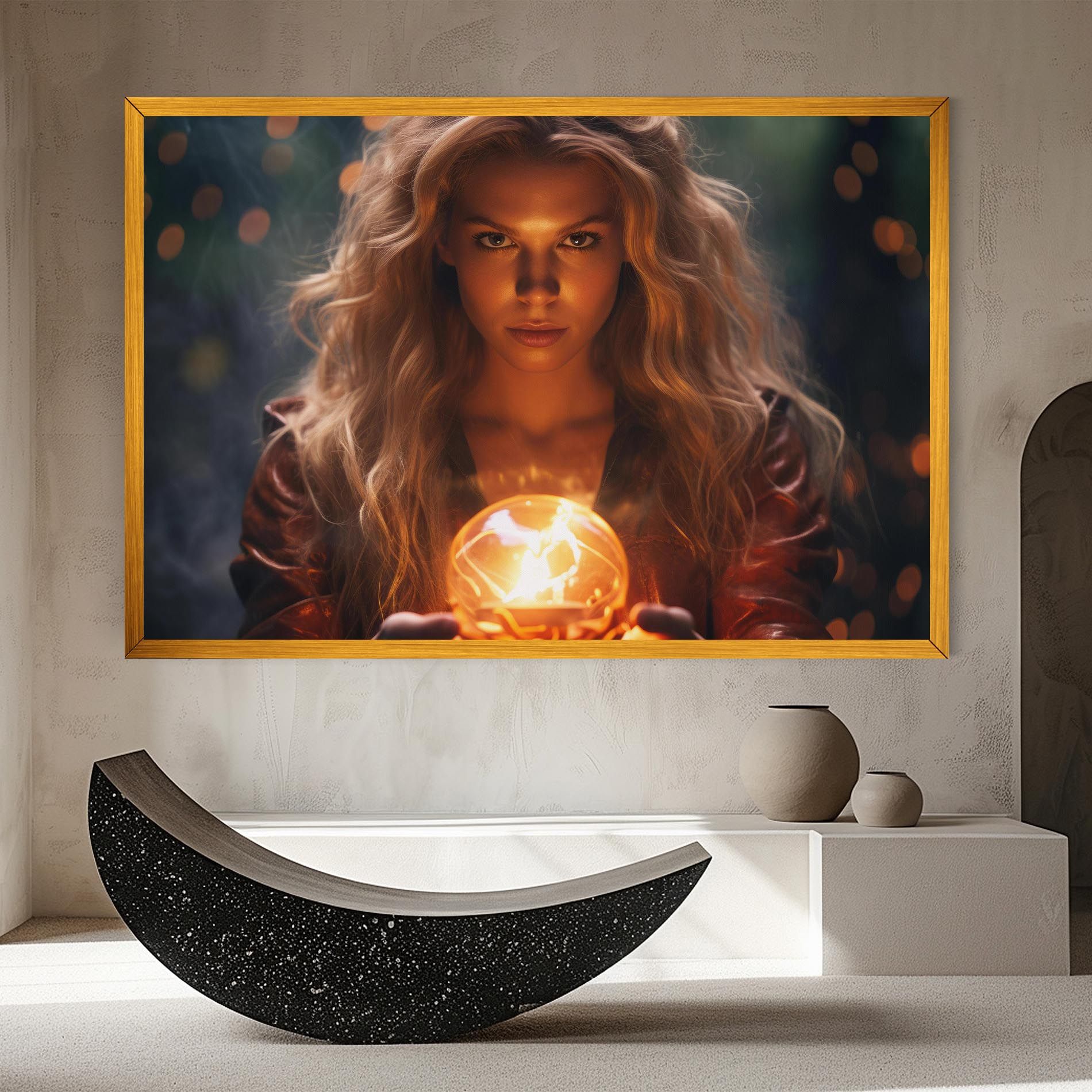 Beautiful Woman Witch mockup 8