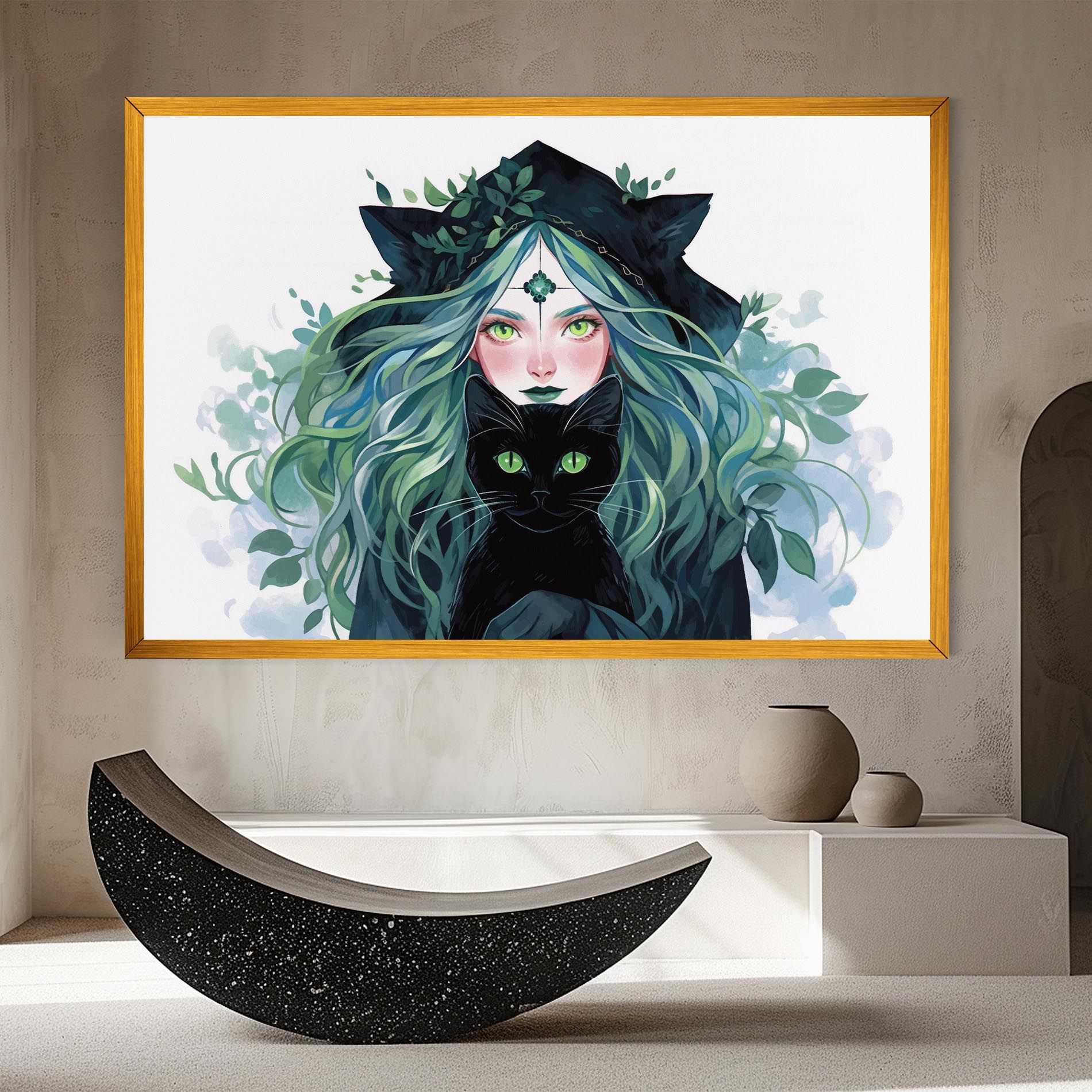 Magic Cat Witch mockup 8