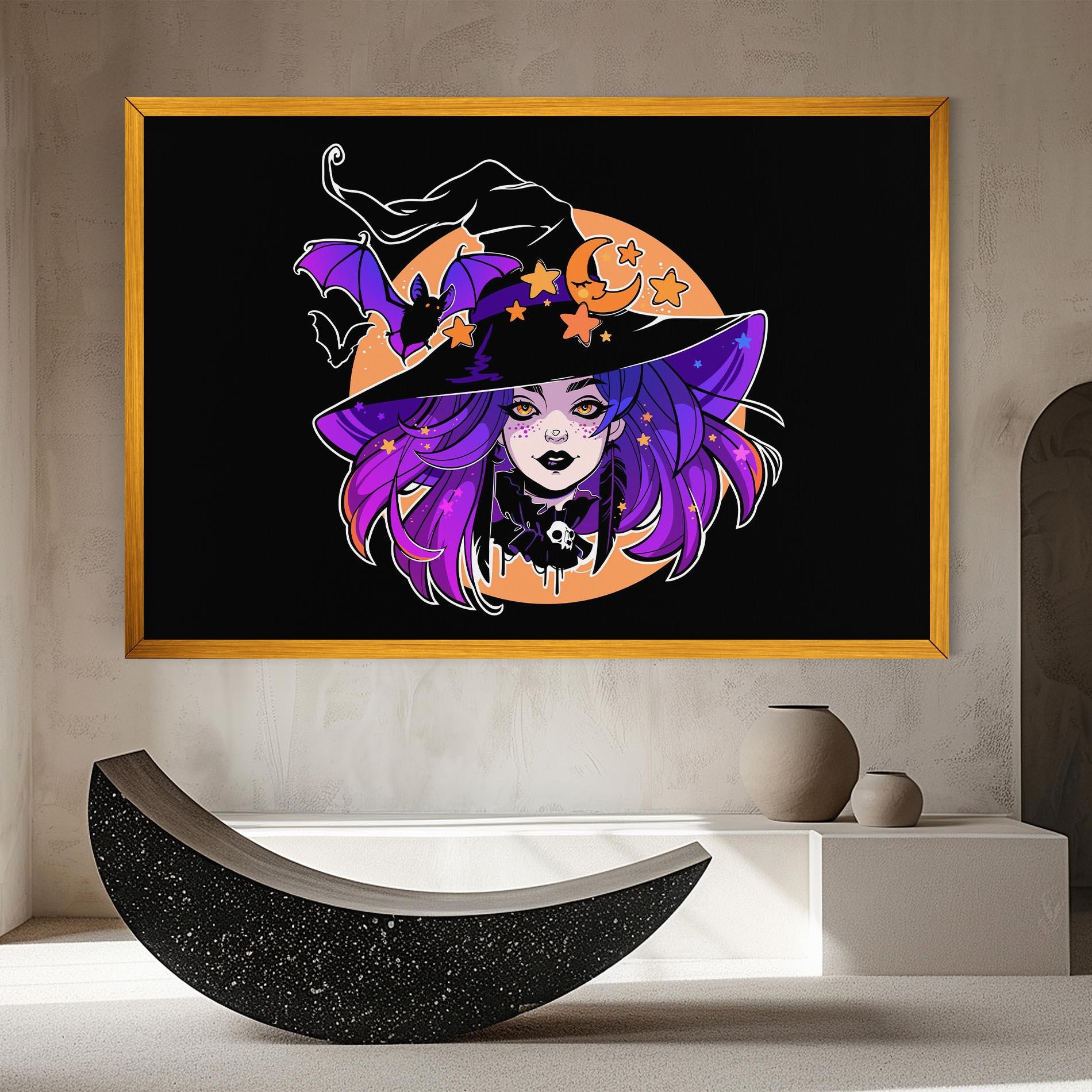 Vászonkép Purple Witch mockup 8