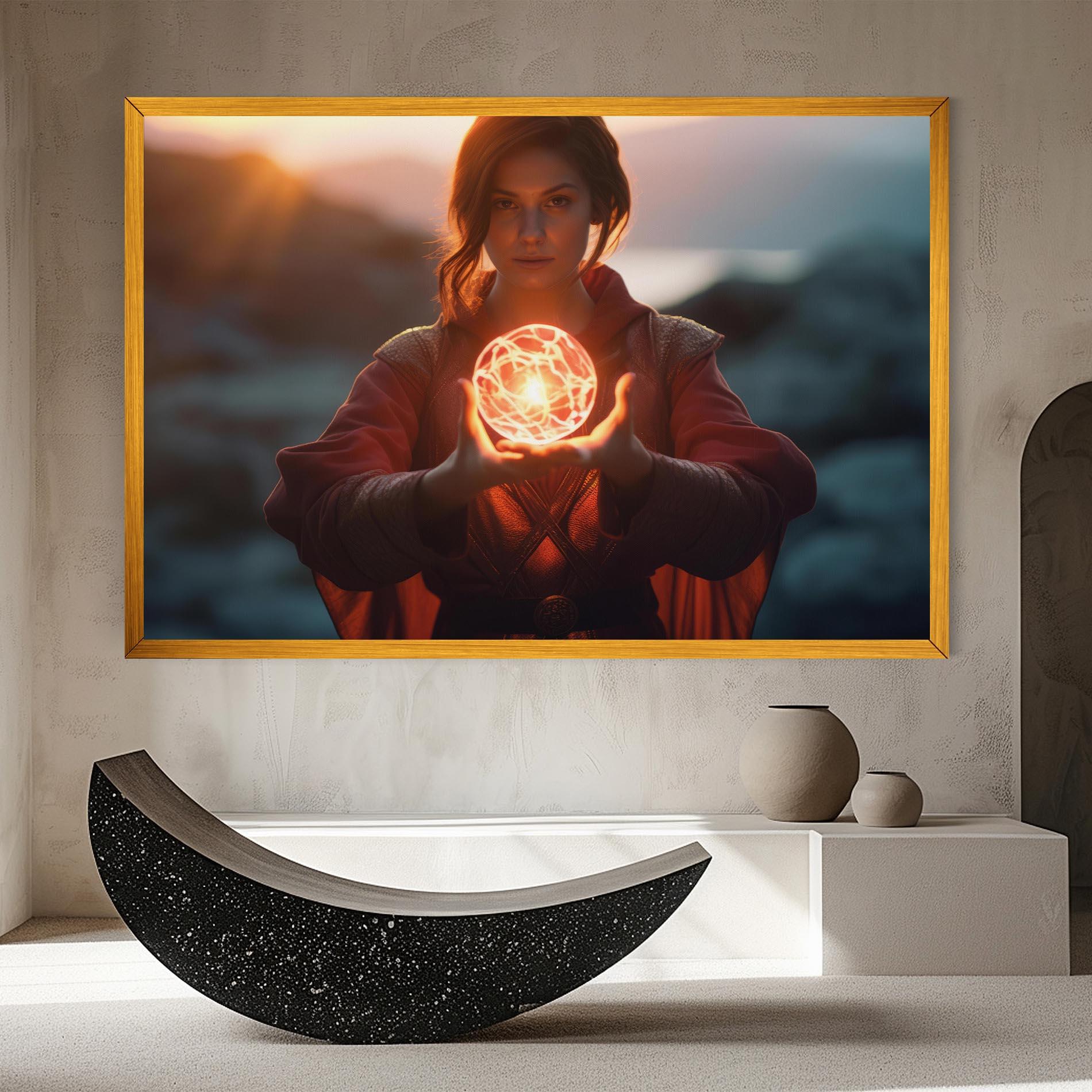 Vászonkép Witch Ball mockup 8