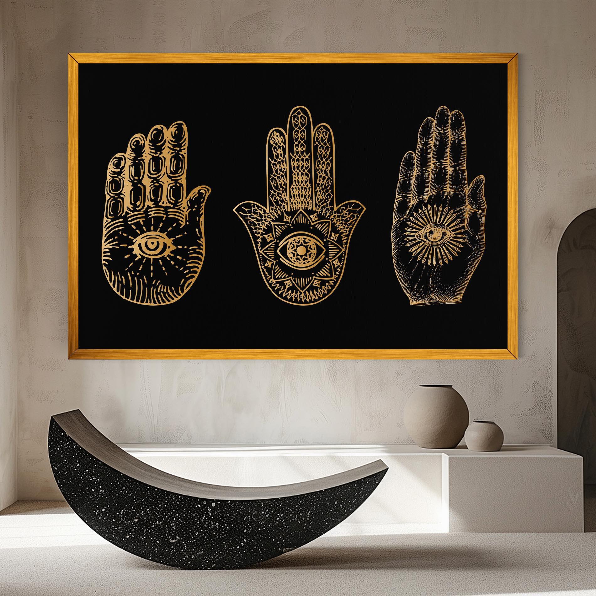 Vászonkép Witch Gold Hands mockup 8