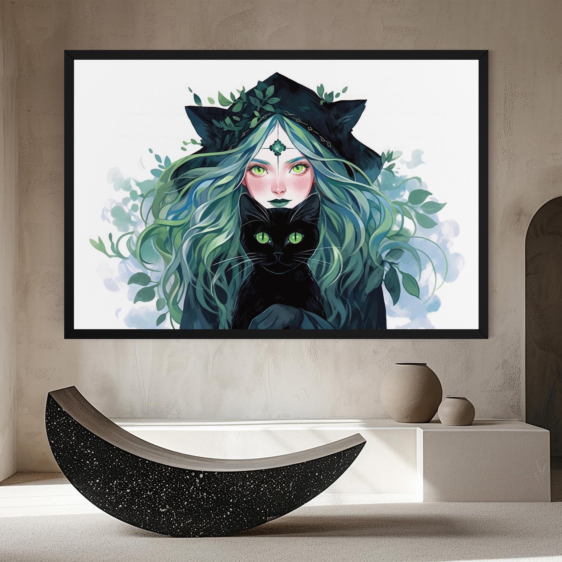 Magic Cat Witch mockup 8