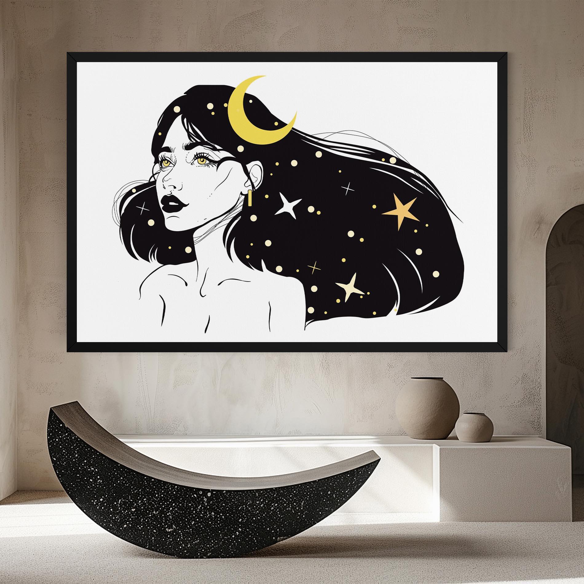 Vászonkép Night Witch mockup 8