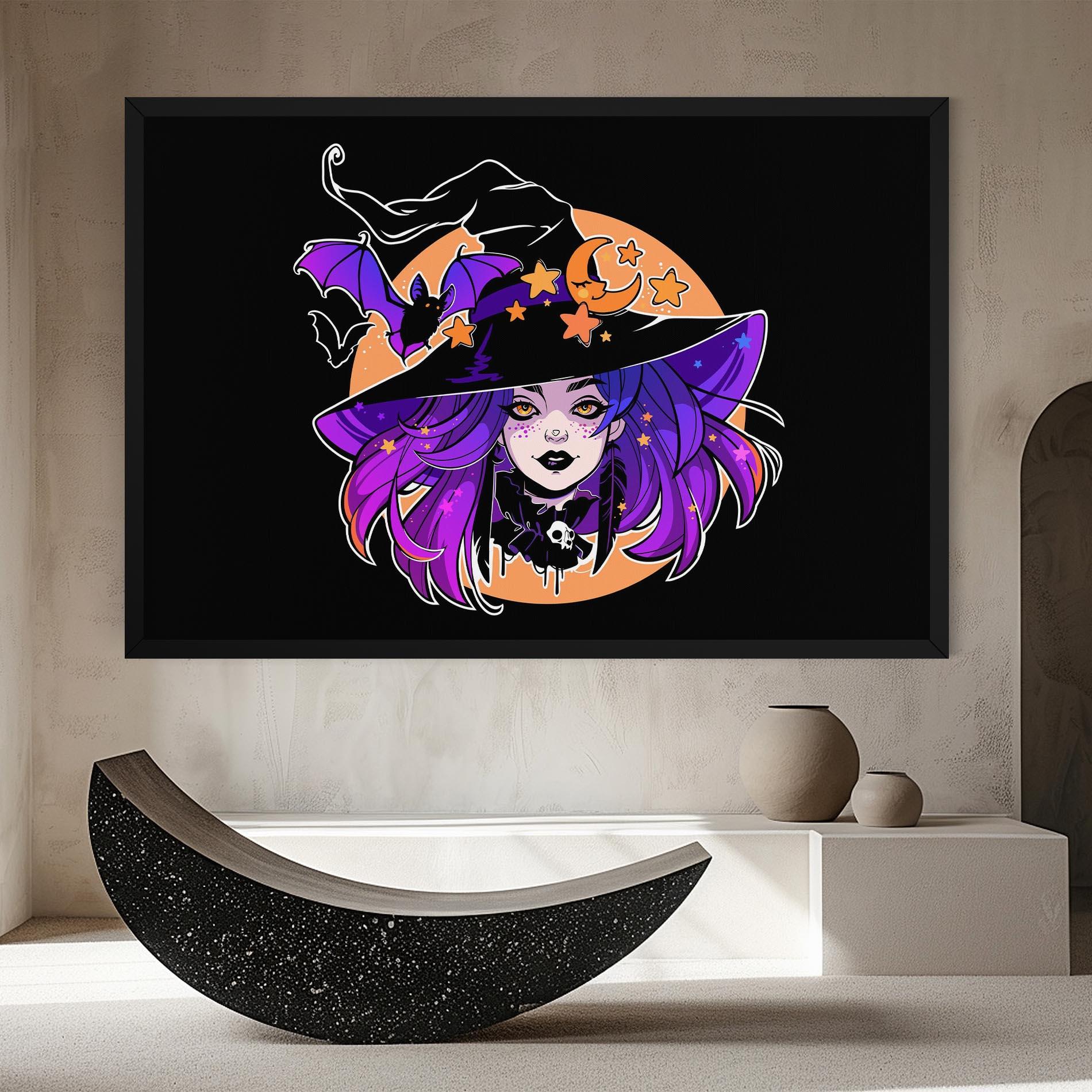 Vászonkép Purple Witch mockup 8