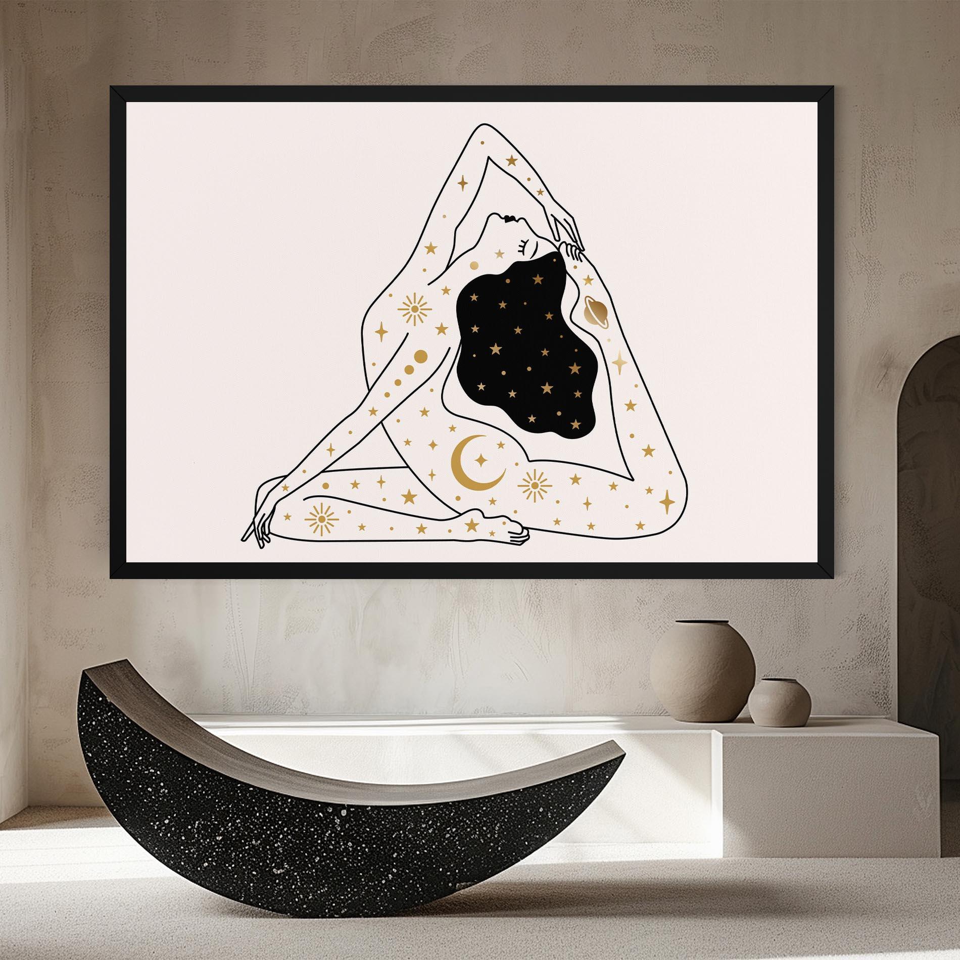 Vászonkép Stars Witch mockup 8