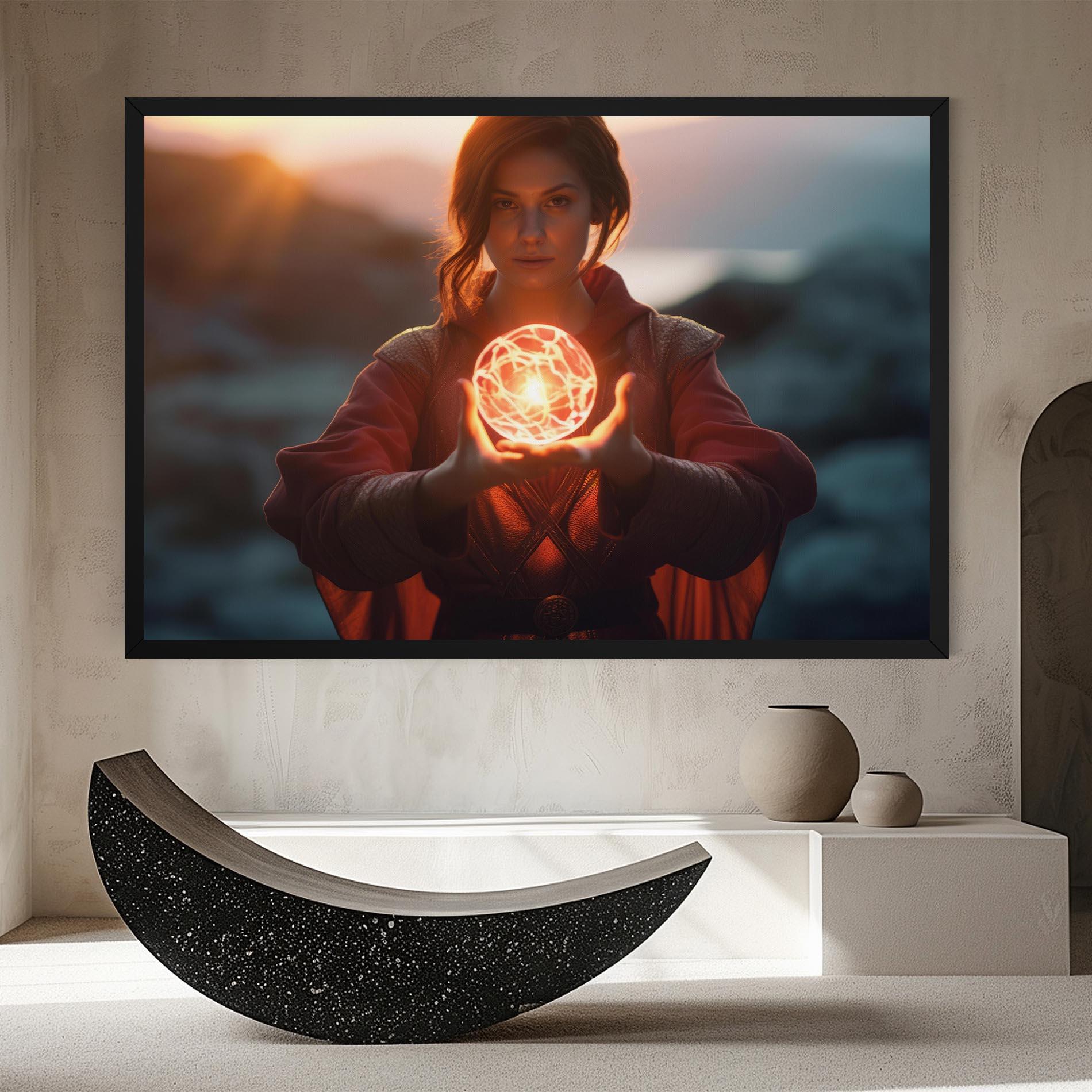 Vászonkép Witch Ball mockup 8