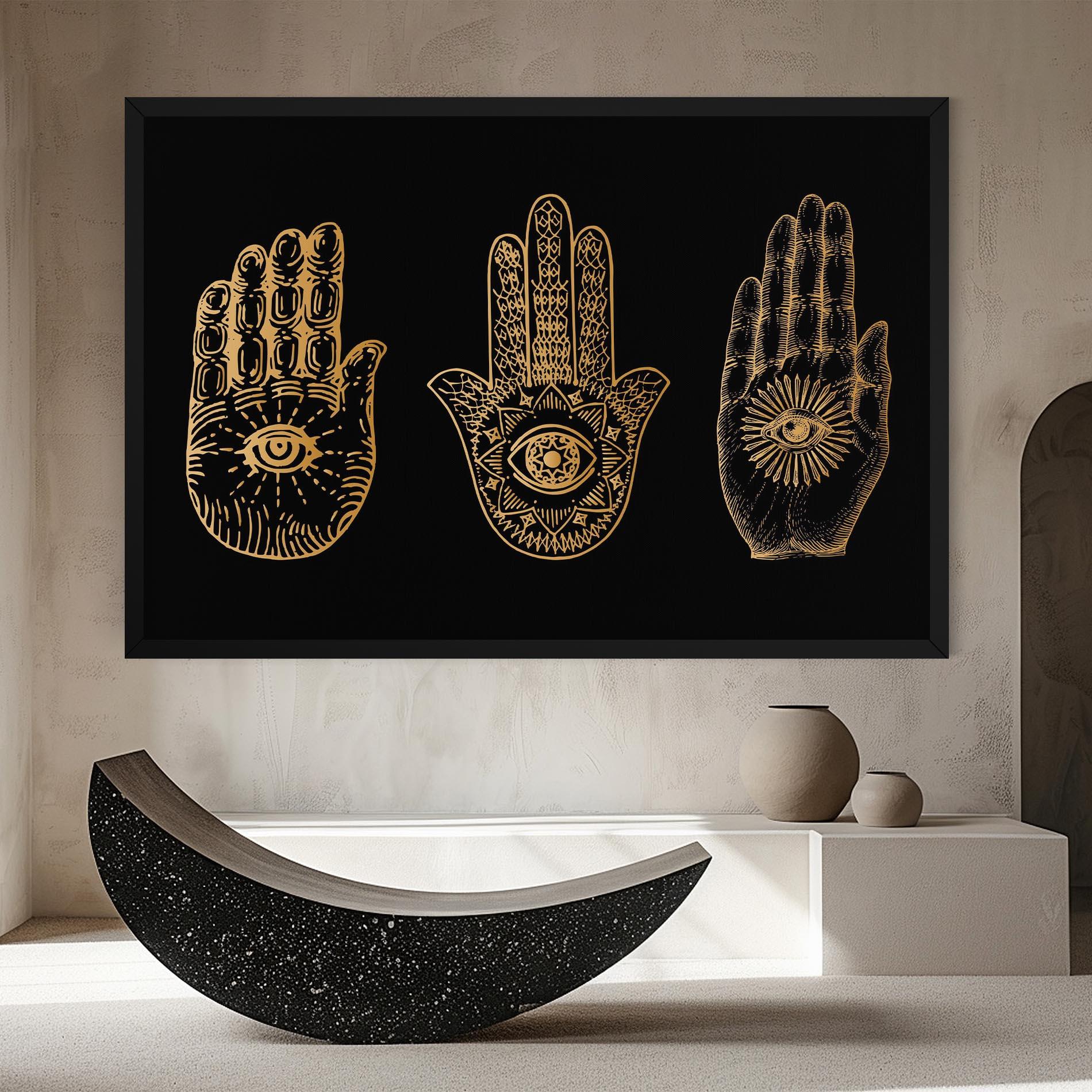Vászonkép Witch Gold Hands mockup 8