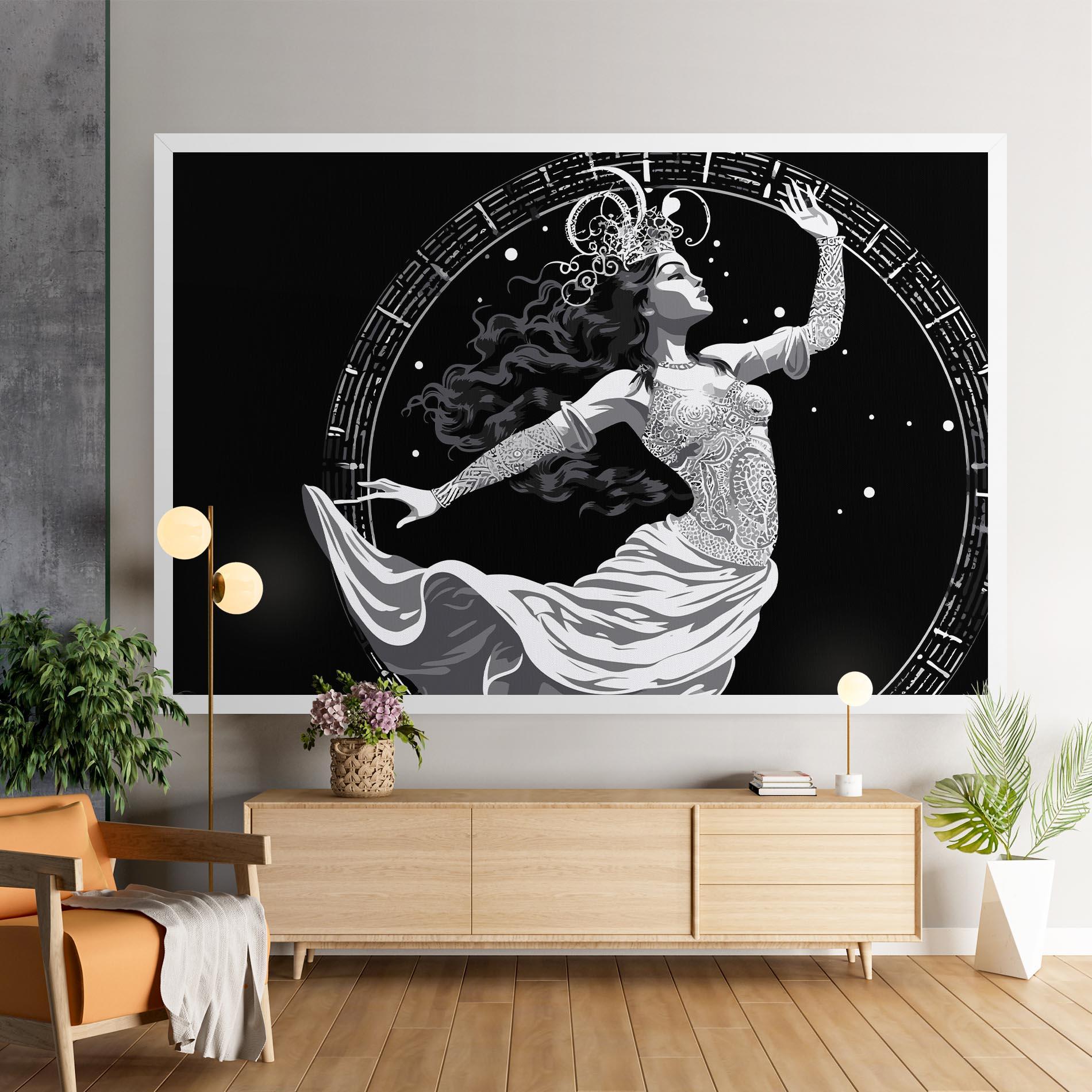 Vászonkép Beautiful Witch mockup 9