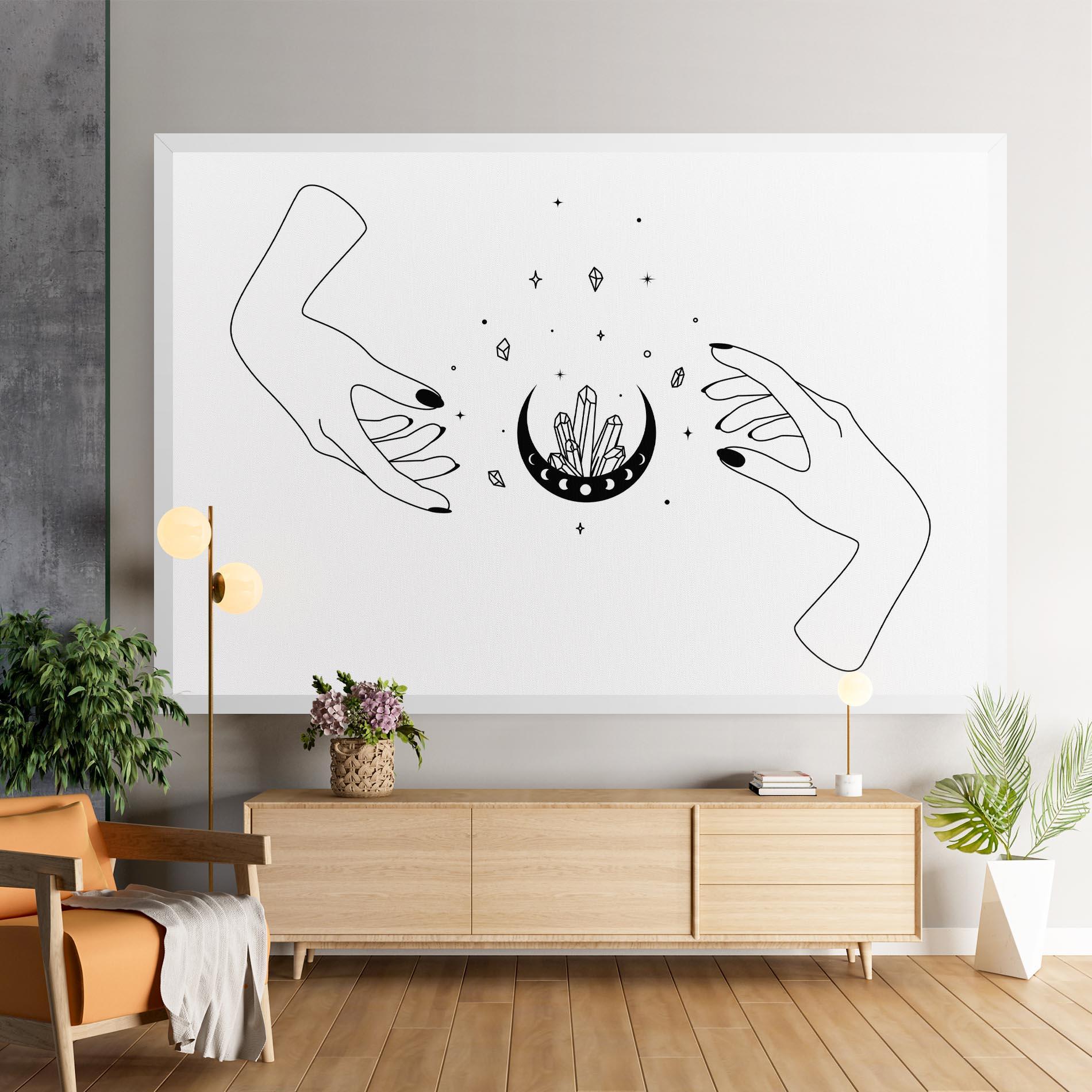 Vászonkép Crystal Hand mockup 9
