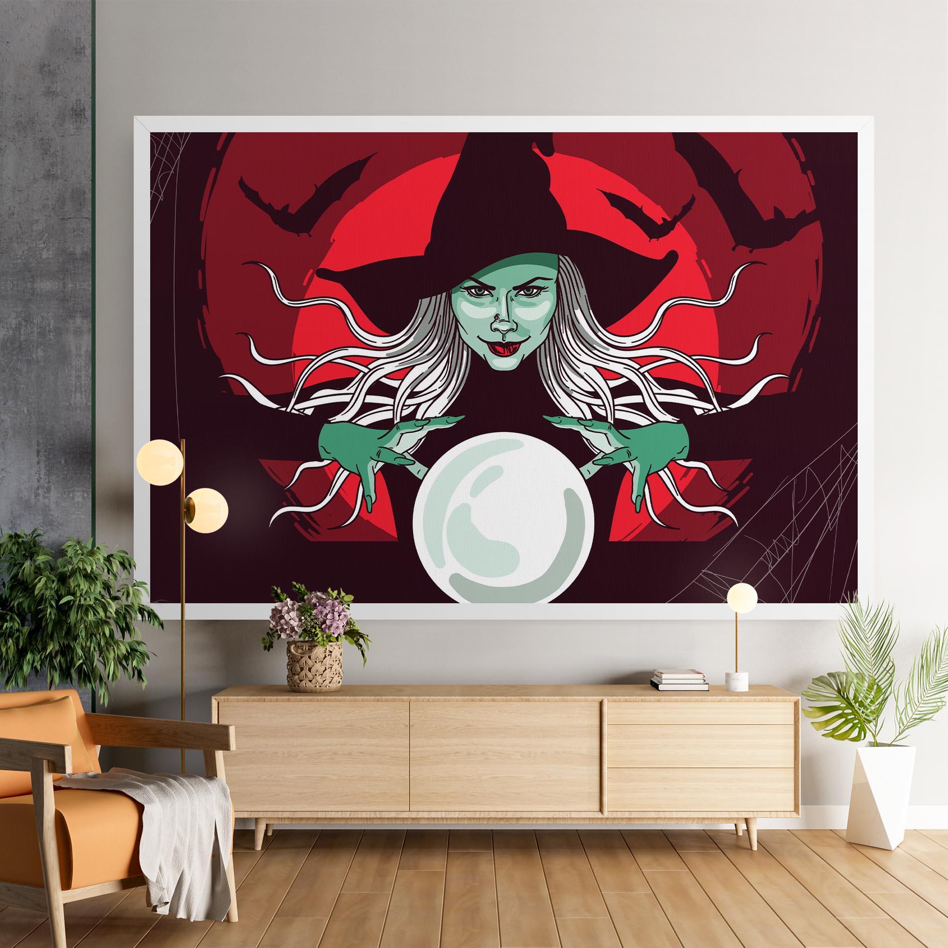 Vászonkép Green Witch mockup 9