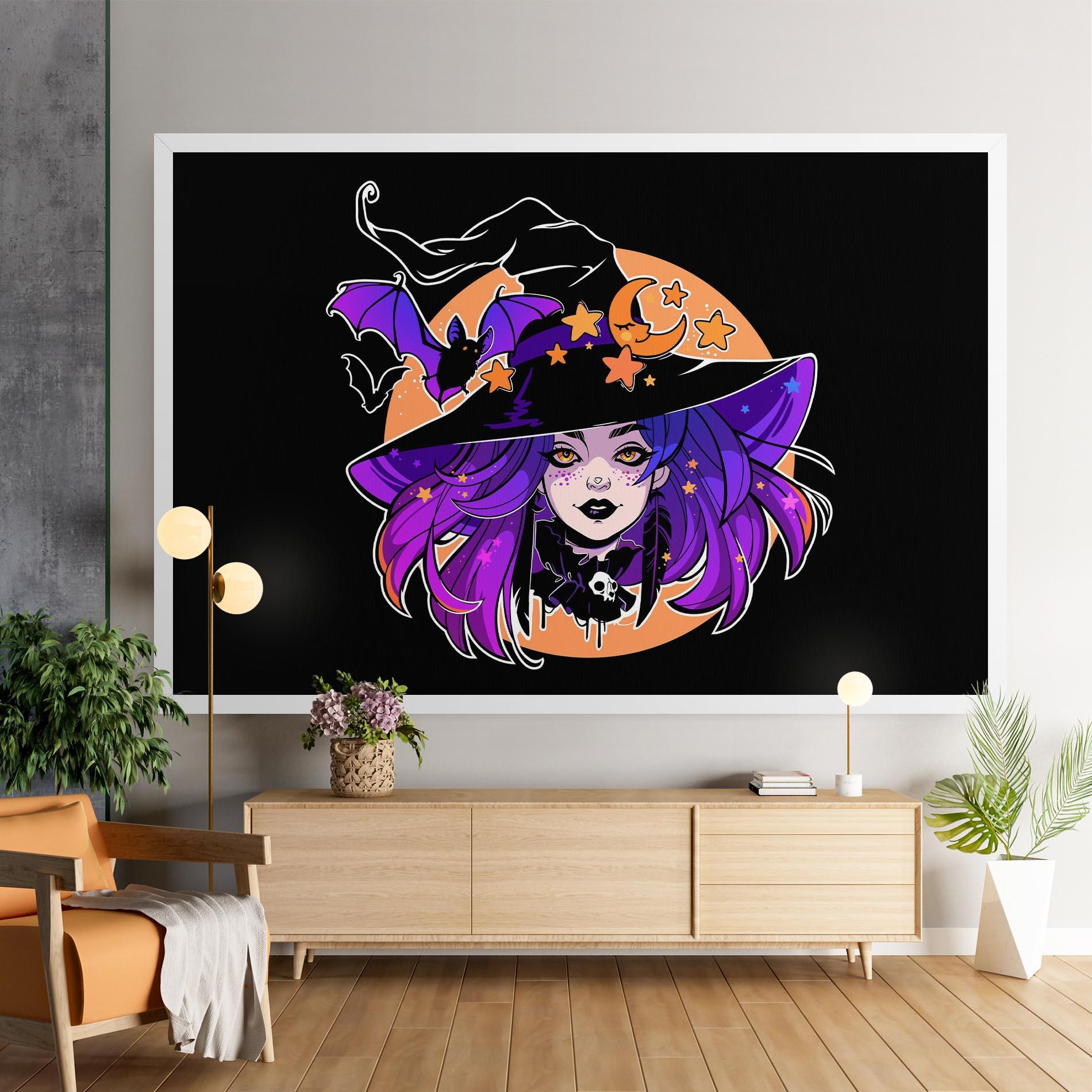 Vászonkép Purple Witch mockup 9