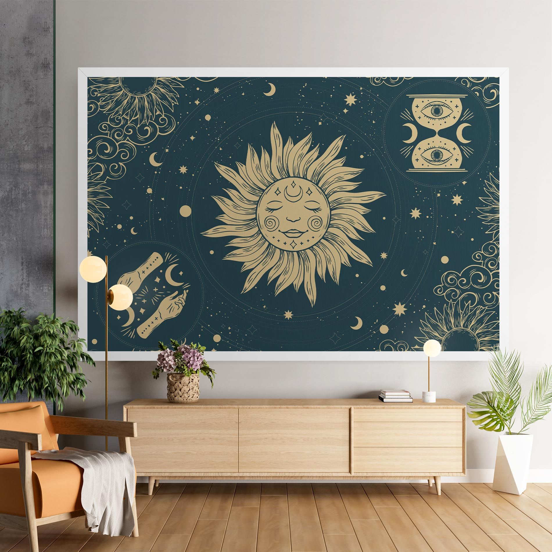 Sun Face Magic mockup 9