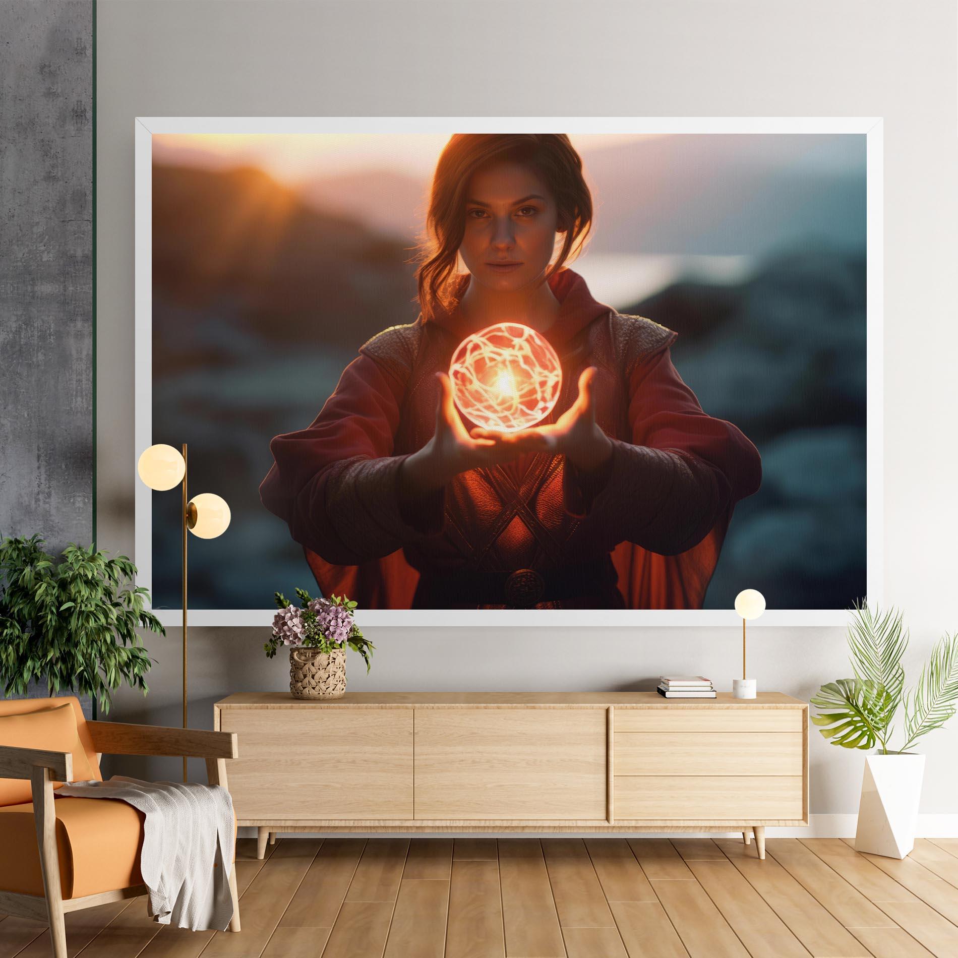 Vászonkép Witch Ball mockup 9